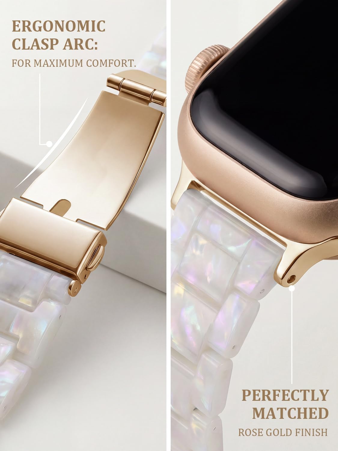 Thumbnail 4 de V-MORO Resin Band for Apple Watch Series 7-11