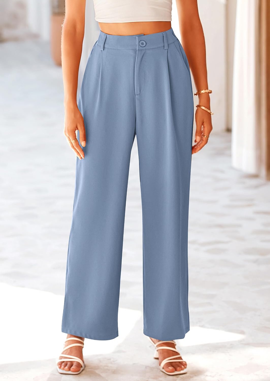 Thumbnail 5 de PRETTYGARDEN Wide Leg Pants for Women: High Waisted, Comfortable Workwear