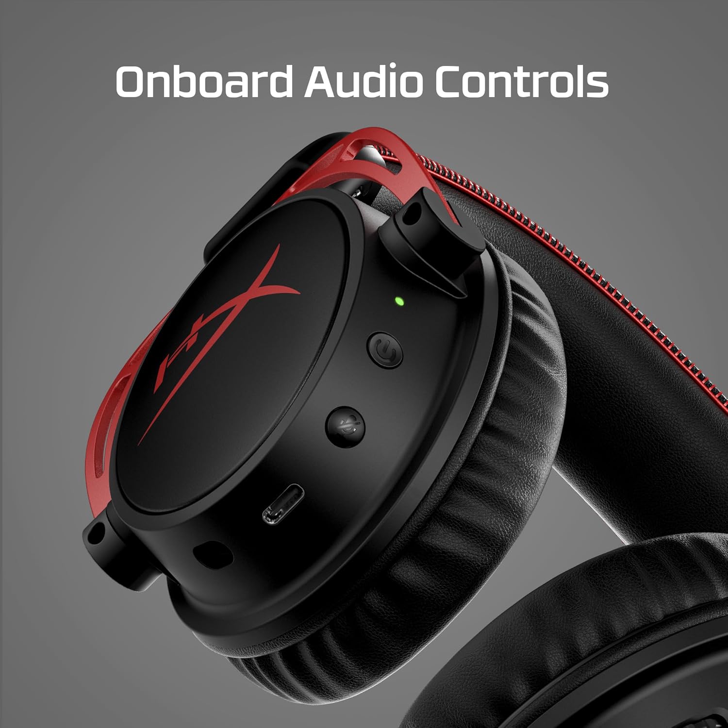 Thumbnail 4 de HyperX Cloud Alpha gaming headset with inline volume control