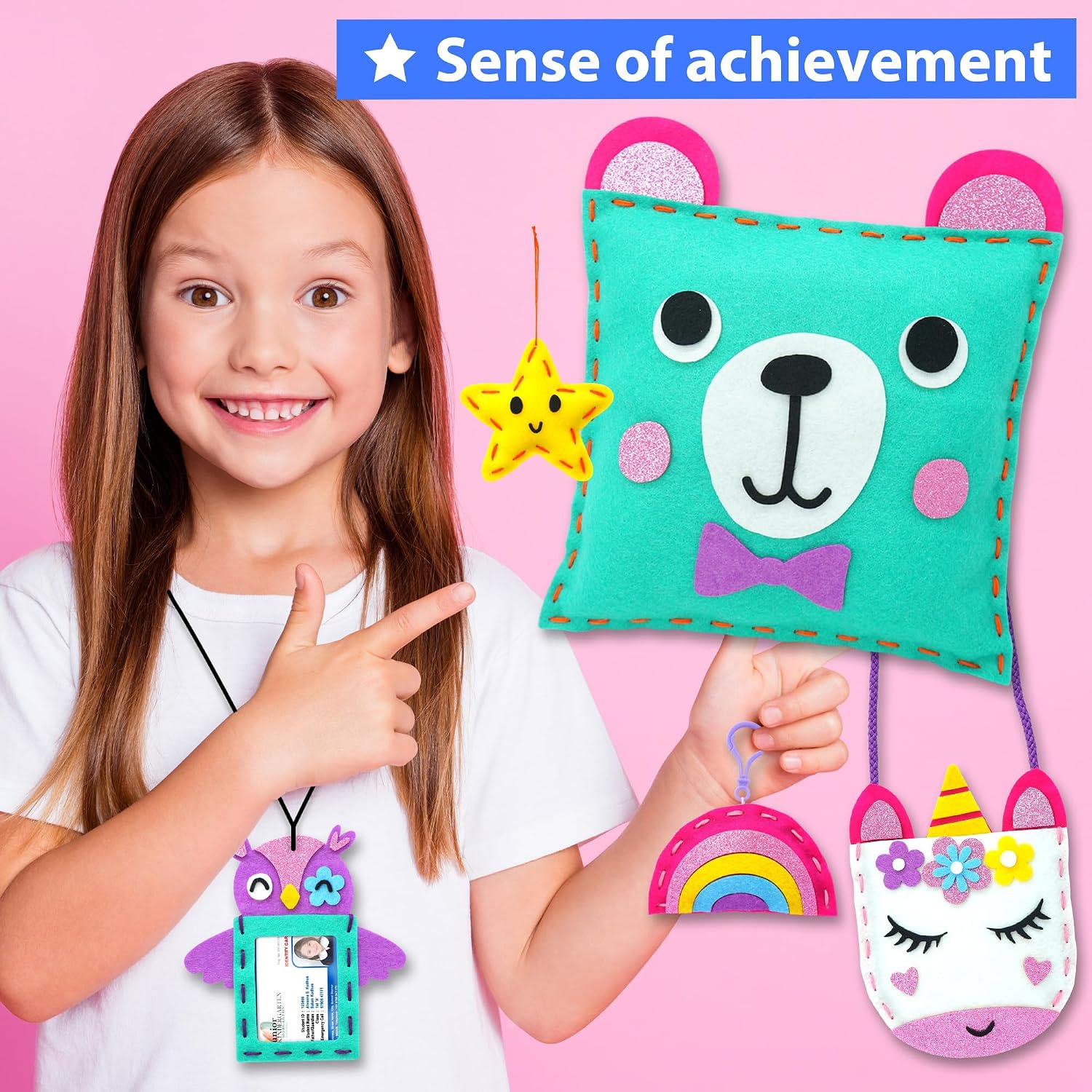 Detalle 2 de KRAFUN My First Sewing Kit for Kids