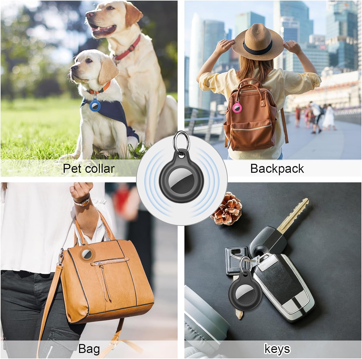 Thumbnail 2 de SUPFINE Waterproof Airtag Holder 2-pack