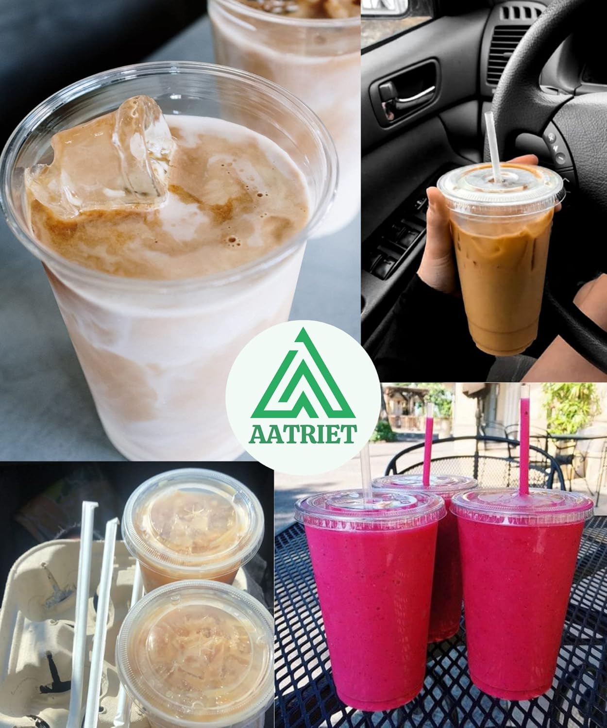 Thumbnail 5 de 20 oz Clear Plastic Cups 25 Sets 🥤