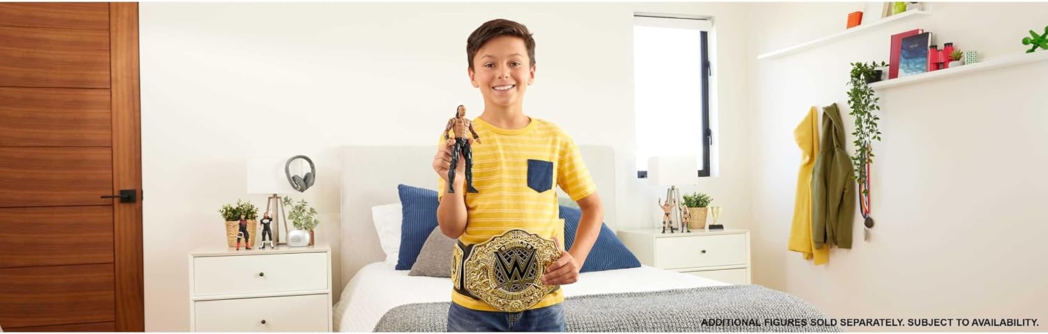 Detalle 2 de Mattel HYF18 WWE World Heavyweight Championship Role-Play Belt