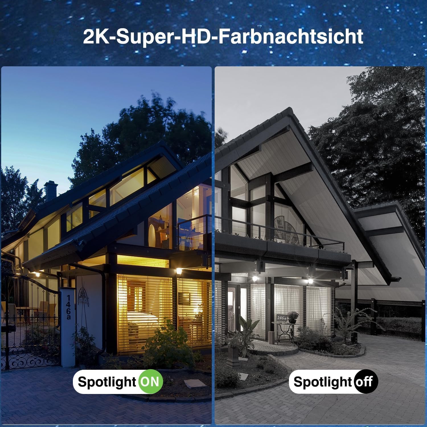 Detalle de Xega 3G/4G LTE Überwachungskamera 2K Außen