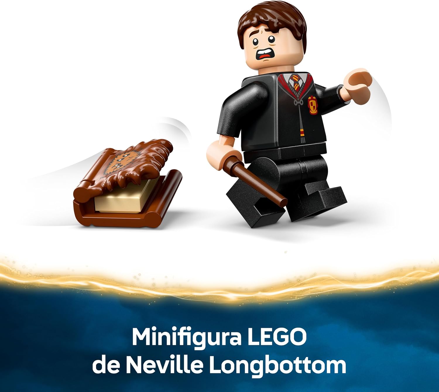 Thumbnail 3 de LEGO Harry Potter 76449 Monstruoso Libro de los Monstruos Mordedor con carga manual y minifigura de Neville Longbottom
