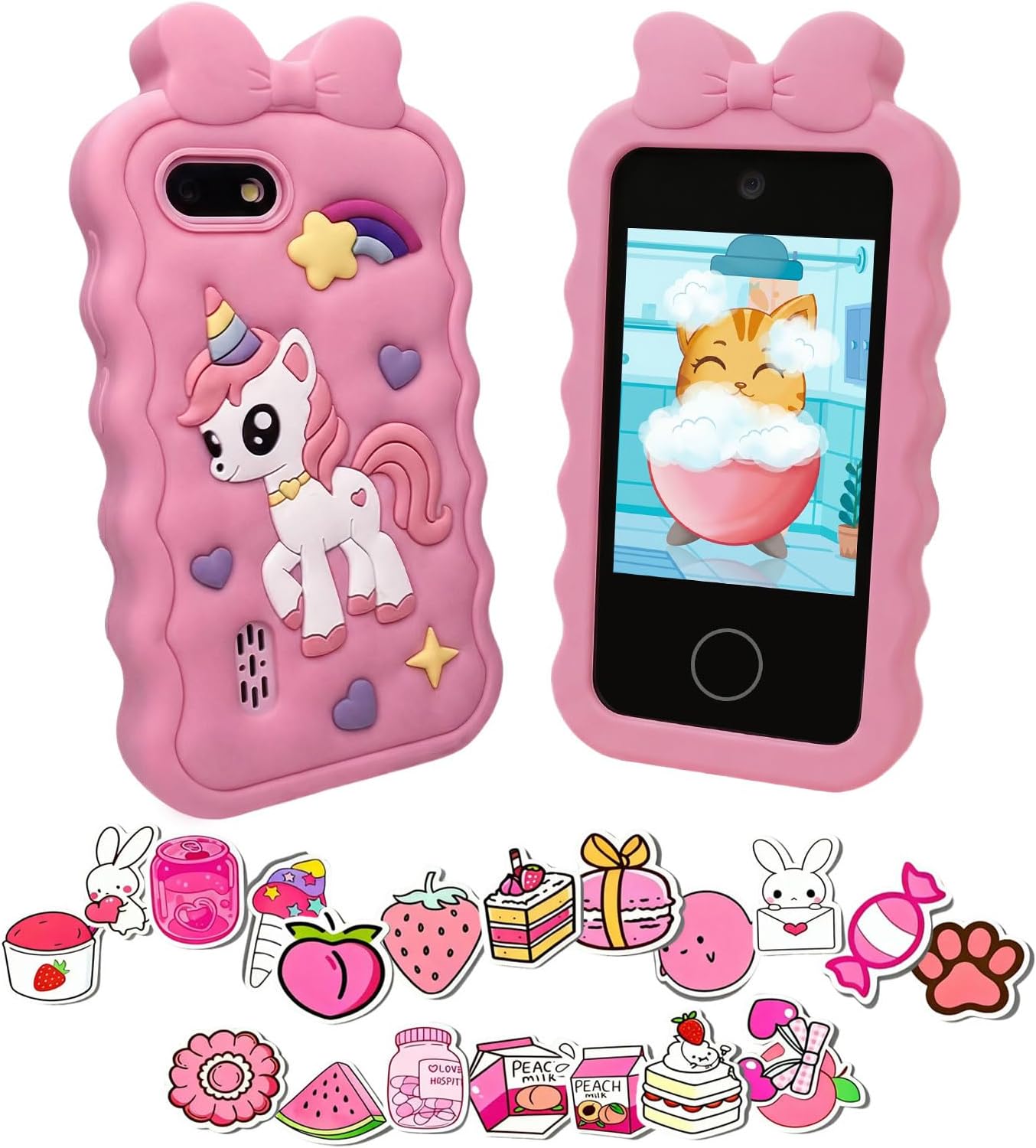 Detalle de Gimubaba Kids Phone, 2.8-Inch Touchscreen