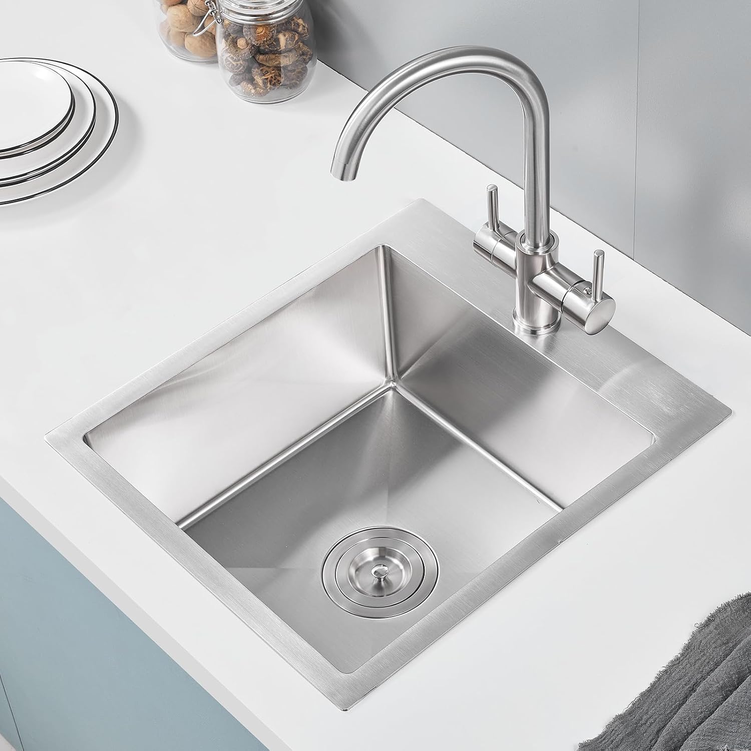 Detalle 2 de POPFLY Kitchen Sink, 18-Gauge Stainless Steel