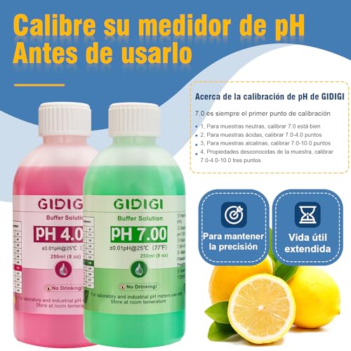 Thumbnail 6 de Kit étalonnage pH-mètre avec 250 ml x 2 📏