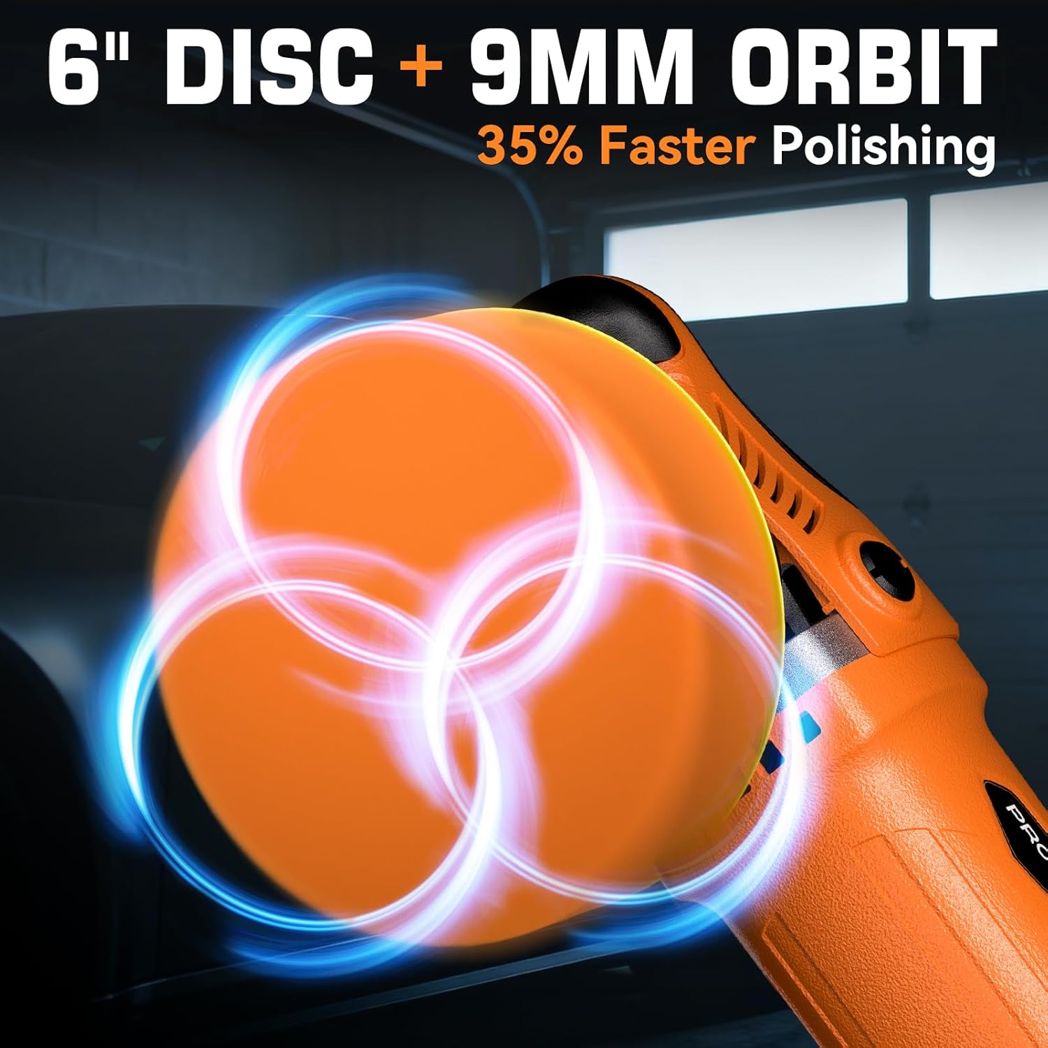 Thumbnail 3 de Protmex 1200W Dual Action Car Polisher 6-inch