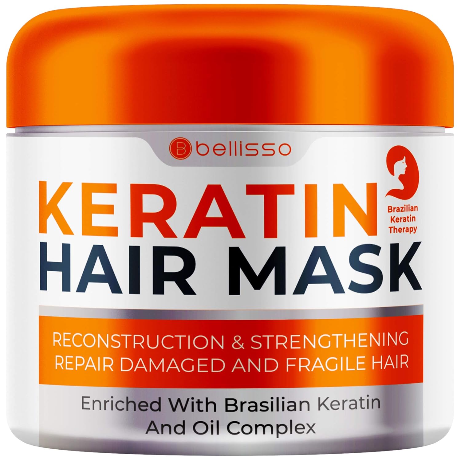 Detalle de Bellisso keratinhairmask1 Keratin Hair Mask, Sulfate-Free Deep Conditioner