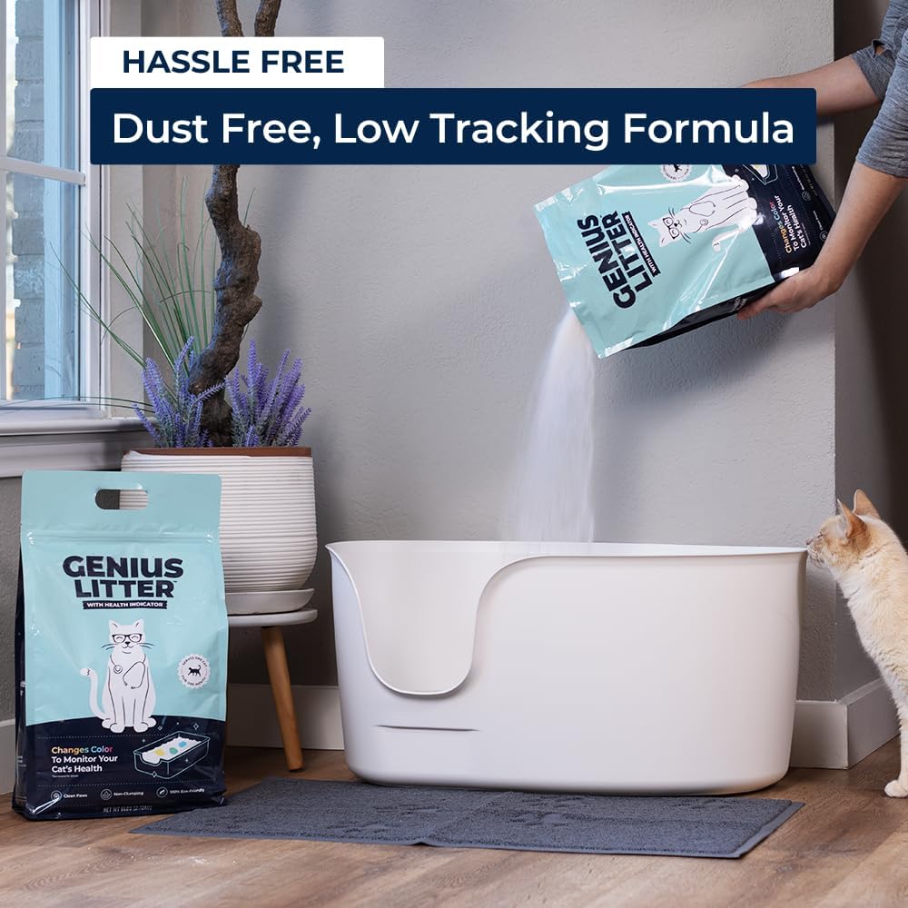 Detalle 2 de Genius Litter Health Indicating Cat Litter 6 lb 🐱