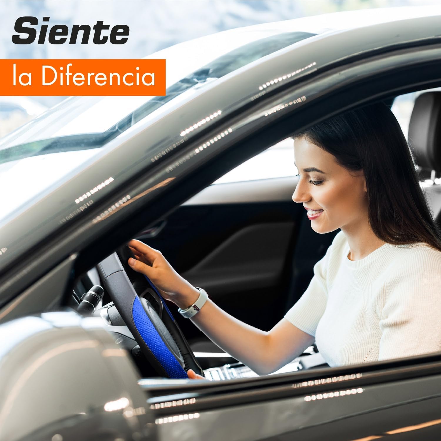 Thumbnail 5 de Upgrade4cars Funda Volante Forma D 37-38 cm
