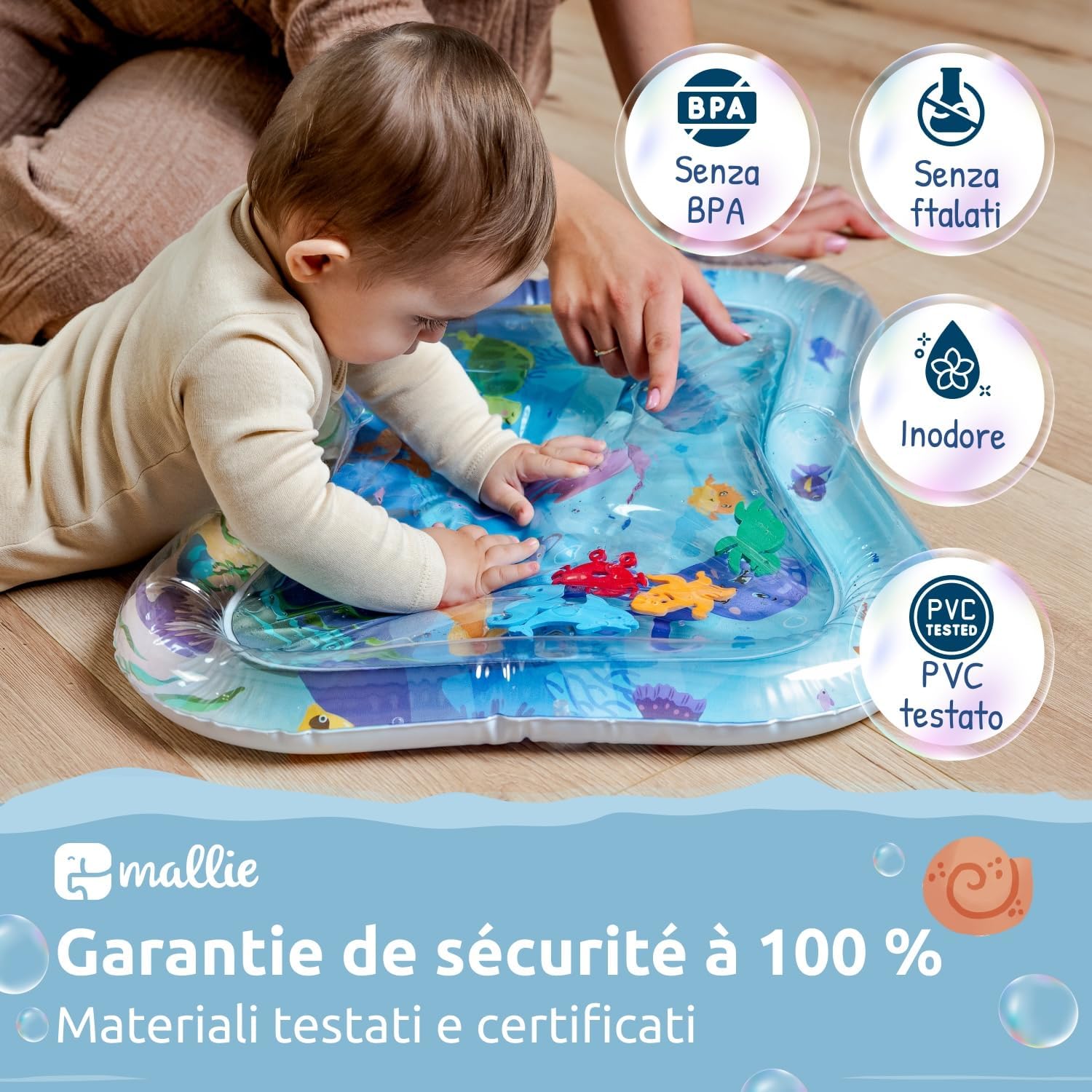 Thumbnail 3 de Mallie Tappeto Acqua Neonati Tummy Time
