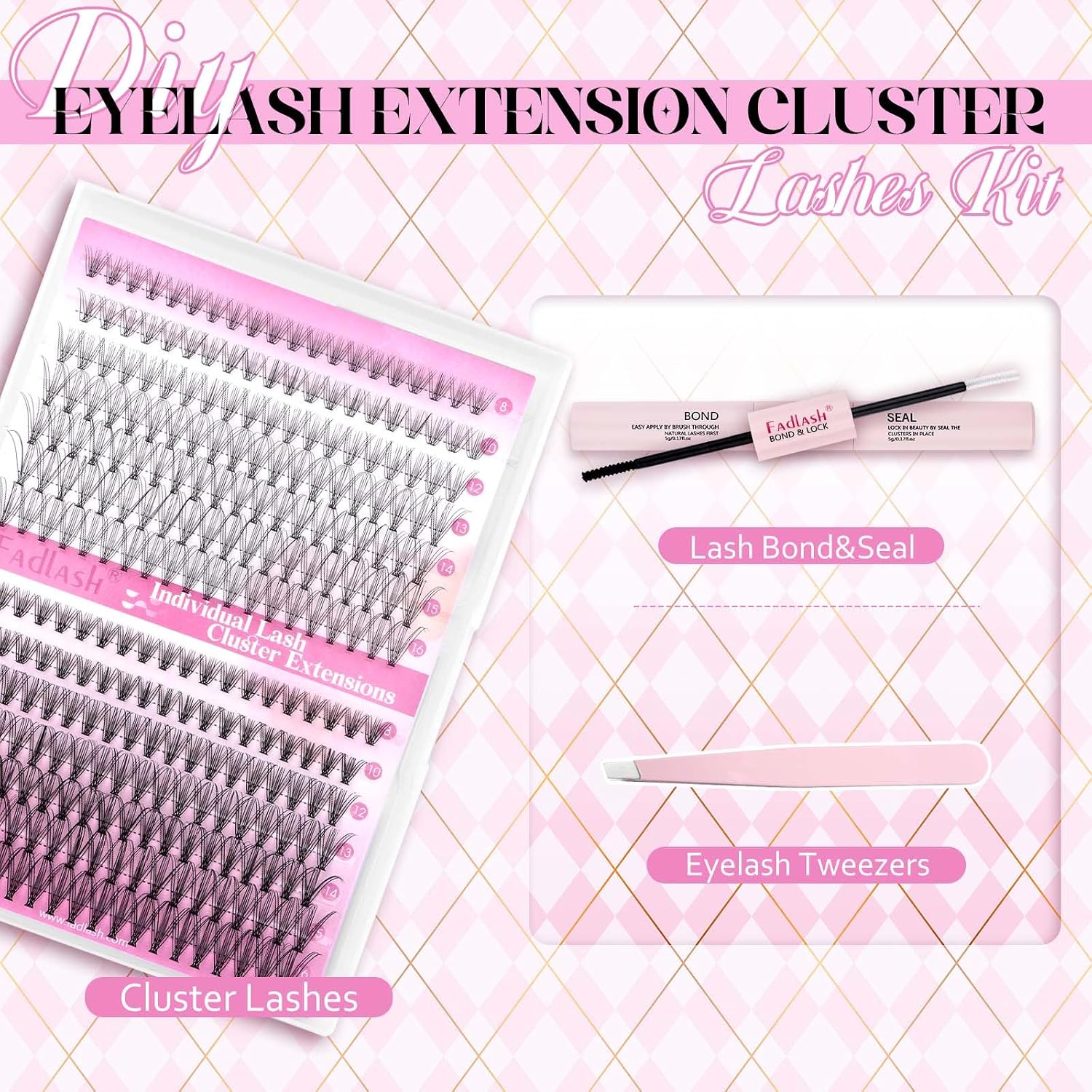 Detalle 2 de FADLASH Kit extension cils 8-16 mm 💄