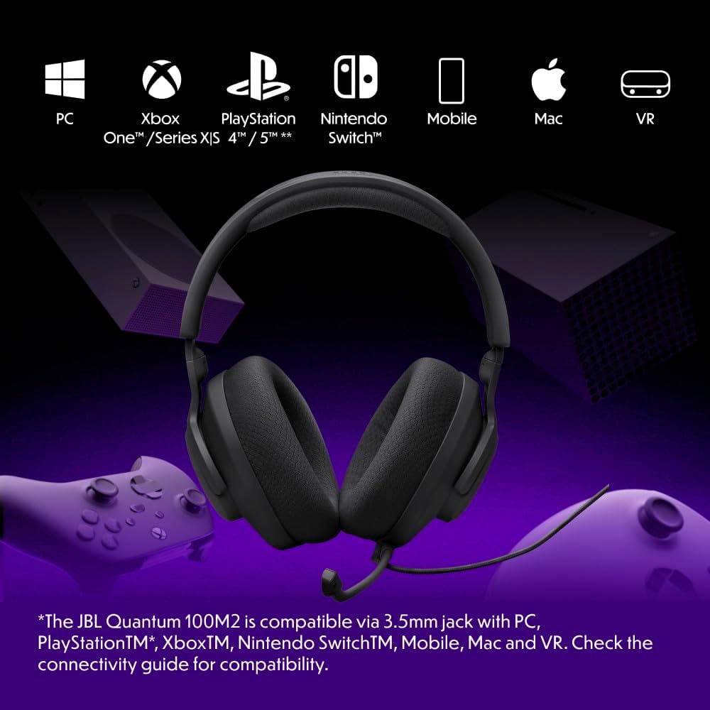 Thumbnail 1 de JBL gaming headset Quantum 100M2