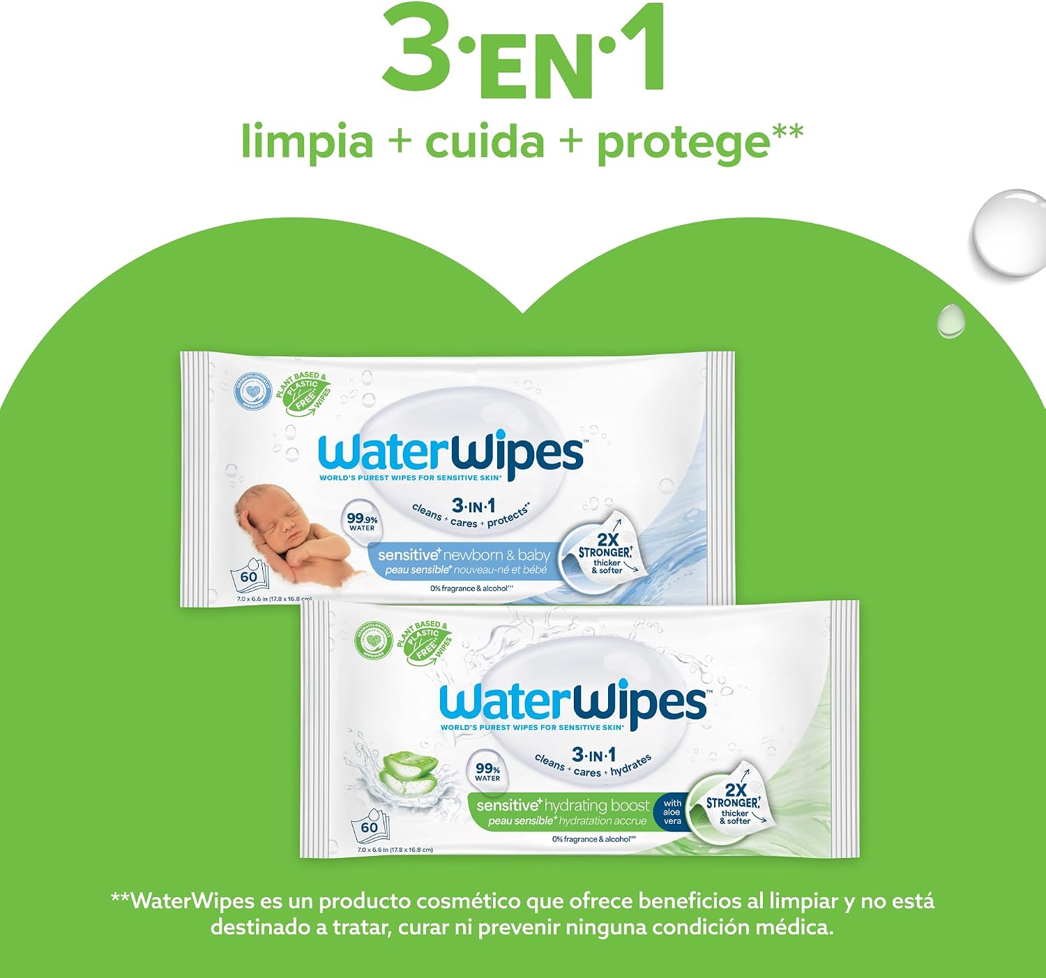 Thumbnail 6 de WaterWipes Sensitive+ 360 toallitas