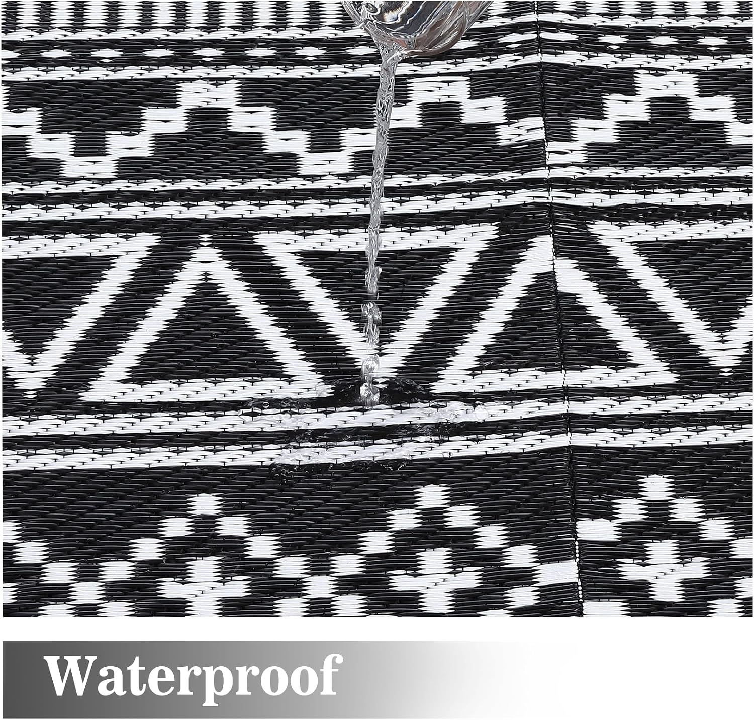 Thumbnail 5 de CAROMIO Outdoor Patio Rug Waterproof 270 x 360 cm