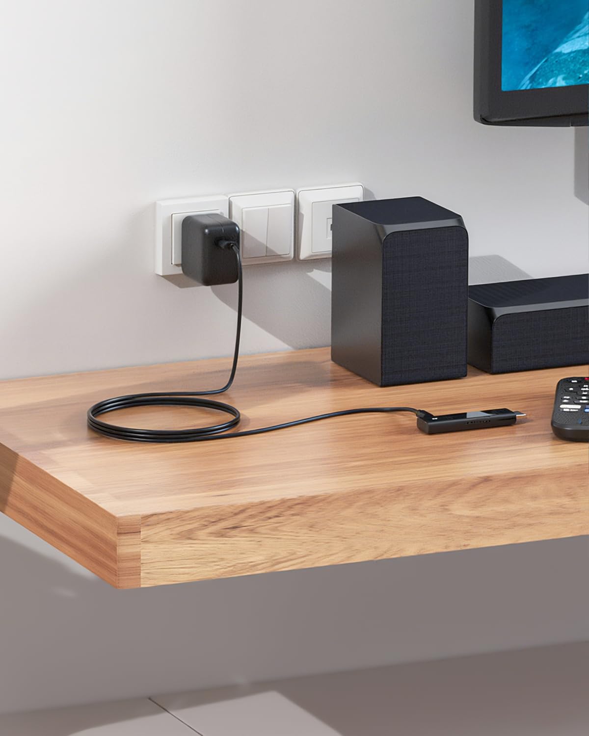 Detalle 2 de Superer 1,5 m Micro-USB Kabel Lade- und Datenkabel – kompatibel mit PS4-Controller, Kindle, Roku, Fire TV Stick und mehr