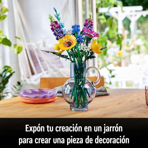Thumbnail 4 de LEGO Botanicals Wildflower Bouquet Set 10313: ramo artificial para decorar y relajar la mente
