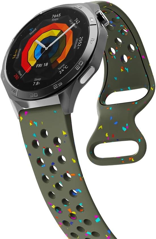 Detalle 2 de Garmin Vivoactive 4 22mm breathable silicone strap