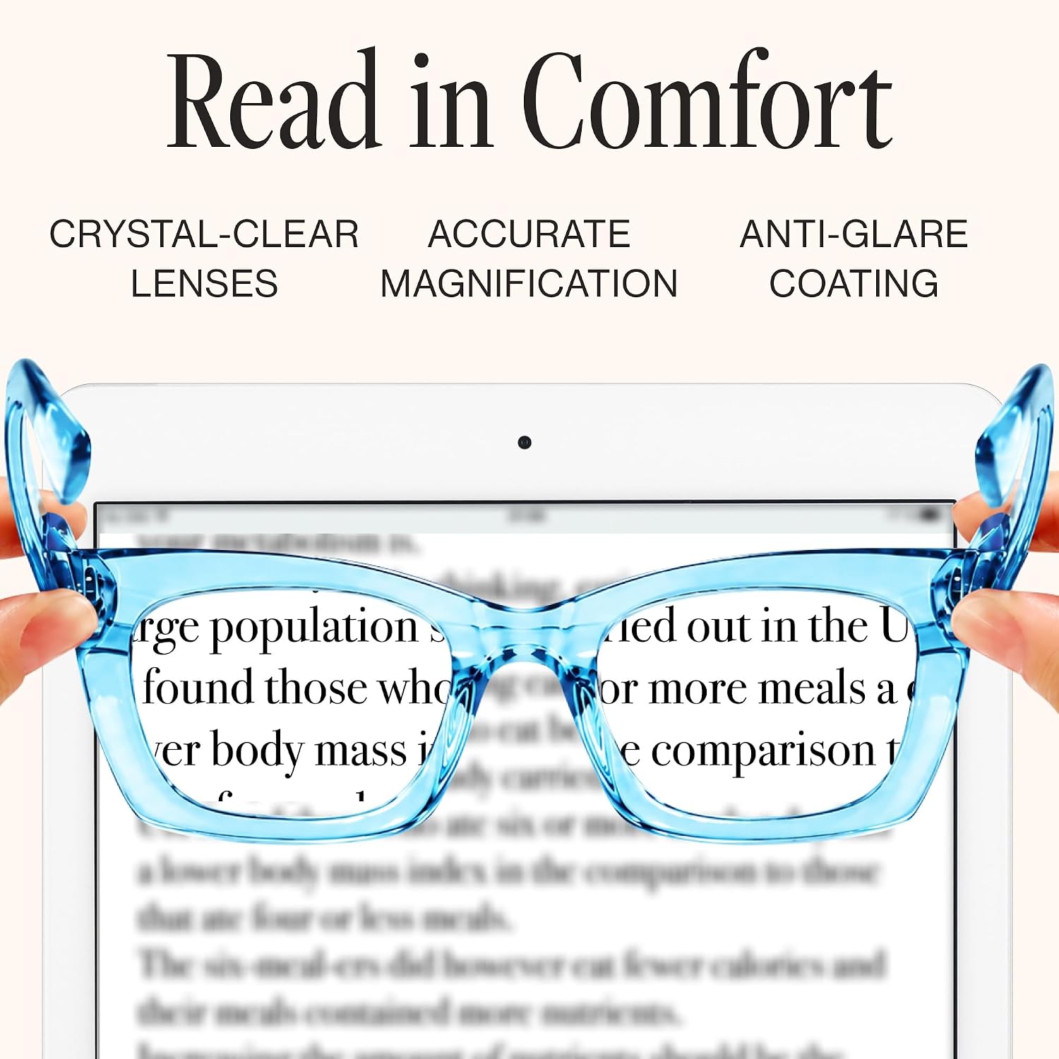 Thumbnail 2 de CCVOO DK01 1.25 Reading Glasses for Women, Blue Light Readers, B2 Color Flash