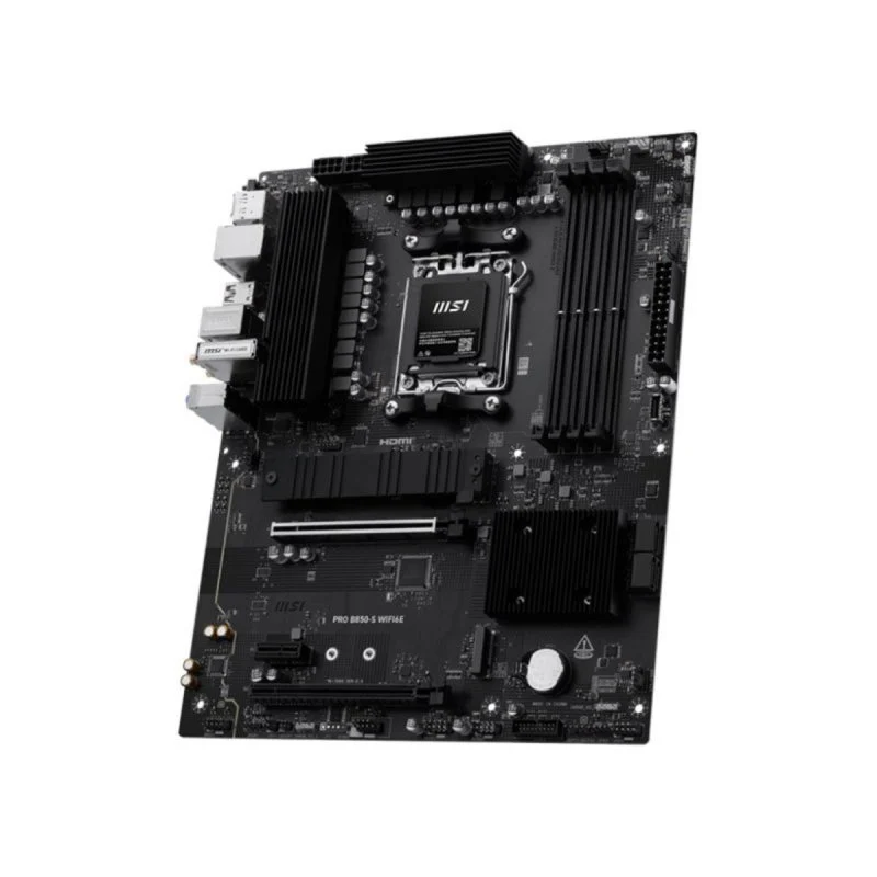 Detalle de MSI PRO B850-S WIFI6E ATX AM5 PRO DDR5 M.2 Dual LAN RGB: ficha para decidir si merece la pena