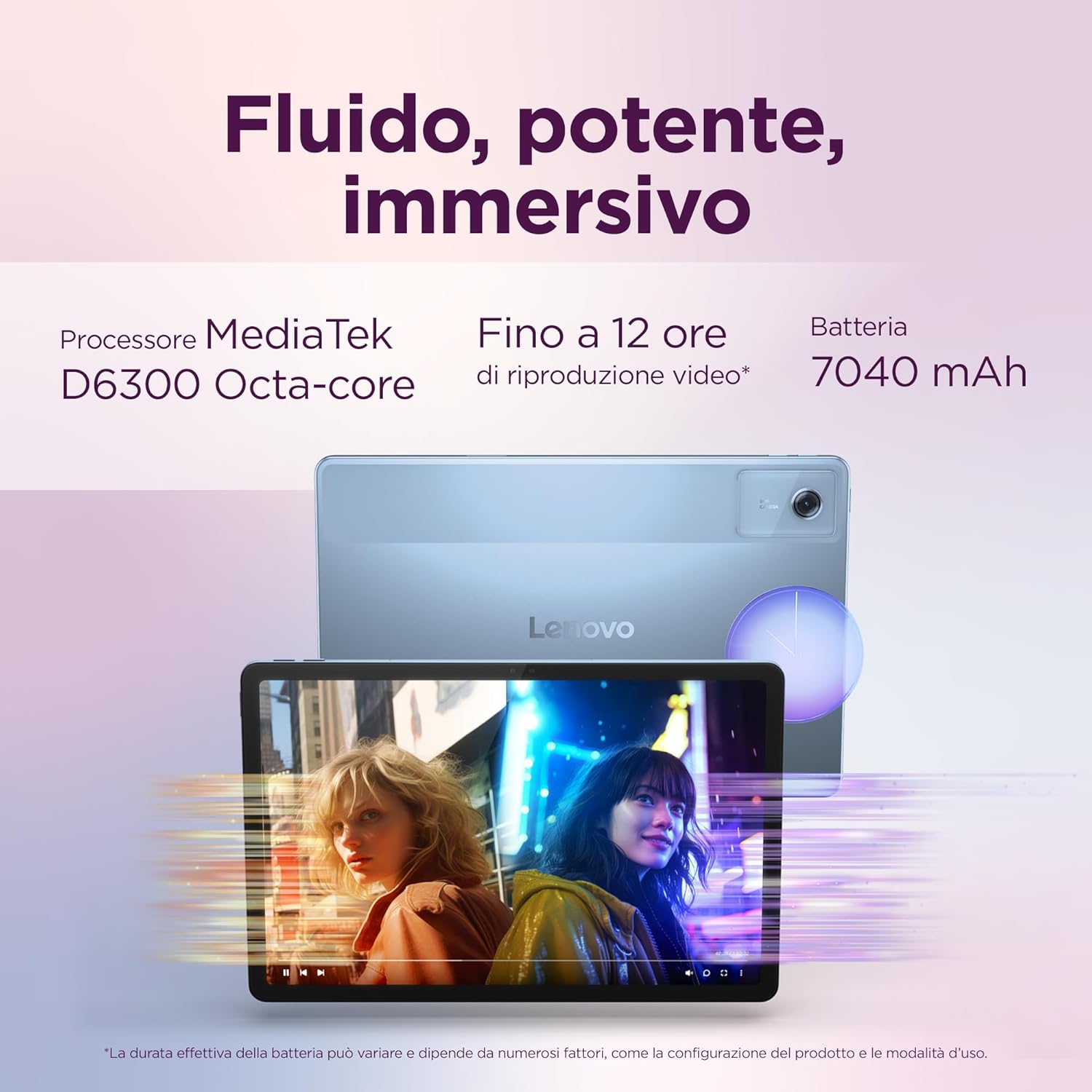 Thumbnail 6 de Lenovo Idea Tab Tablet 11" 2,5K con penna inclusa – 5G, Android 15, 8GB RAM, 256GB