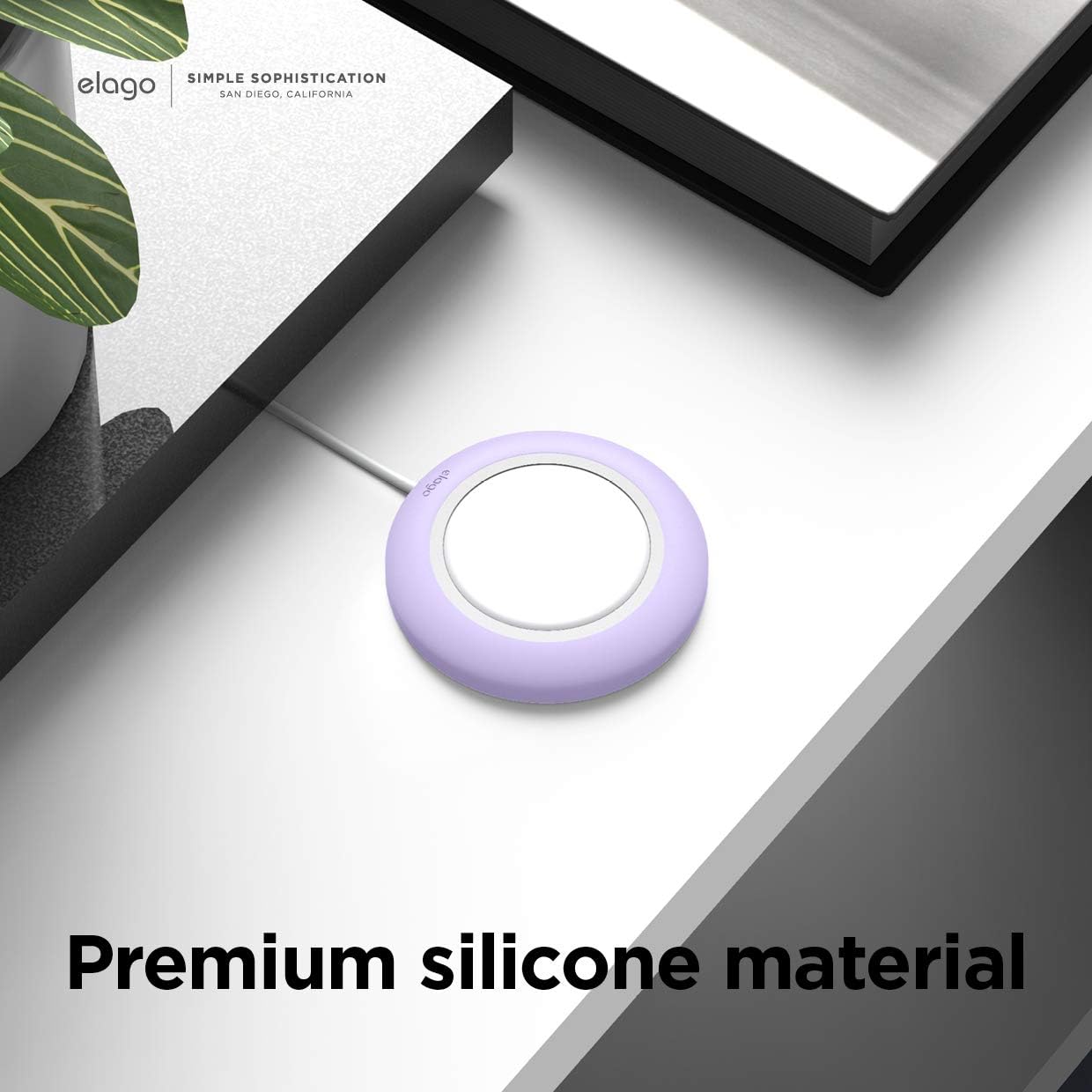 Thumbnail 4 de elago MS Cover di Ricarica Wireless Magnetica (compatibile MagSafe) per iPhone 17/16/15/14/13/12 – Lavanda, caricatore non incluso