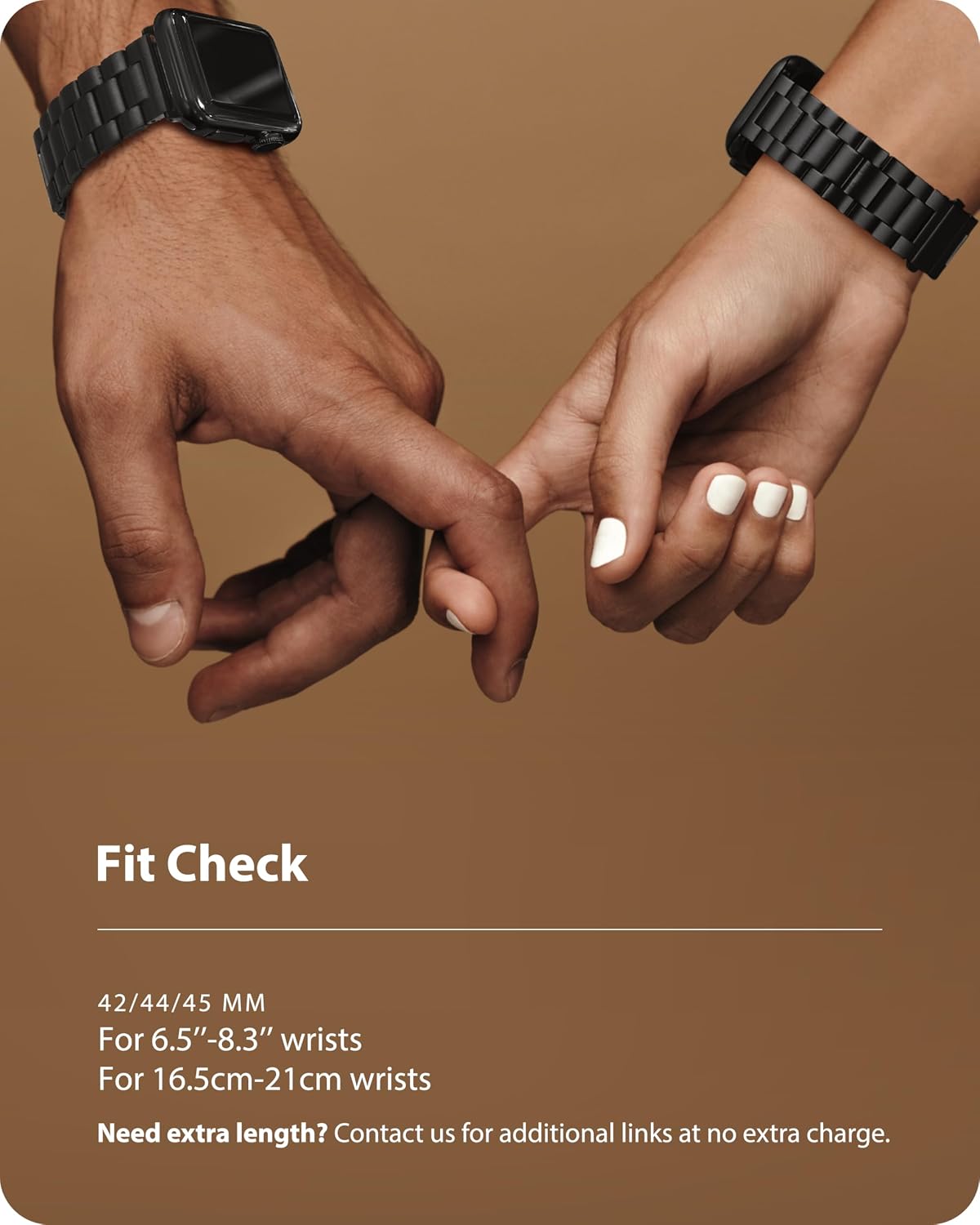 Thumbnail 4 de Fullmosa Metallarmband Apple Watch Schwarz