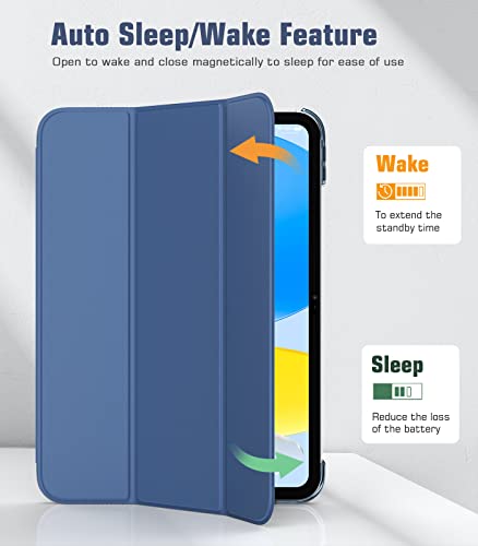 Thumbnail 4 de TiMOVO Coque pour iPad A16 11 Pouces / iPad 10ème Génération 10,9" Bleu Abysse