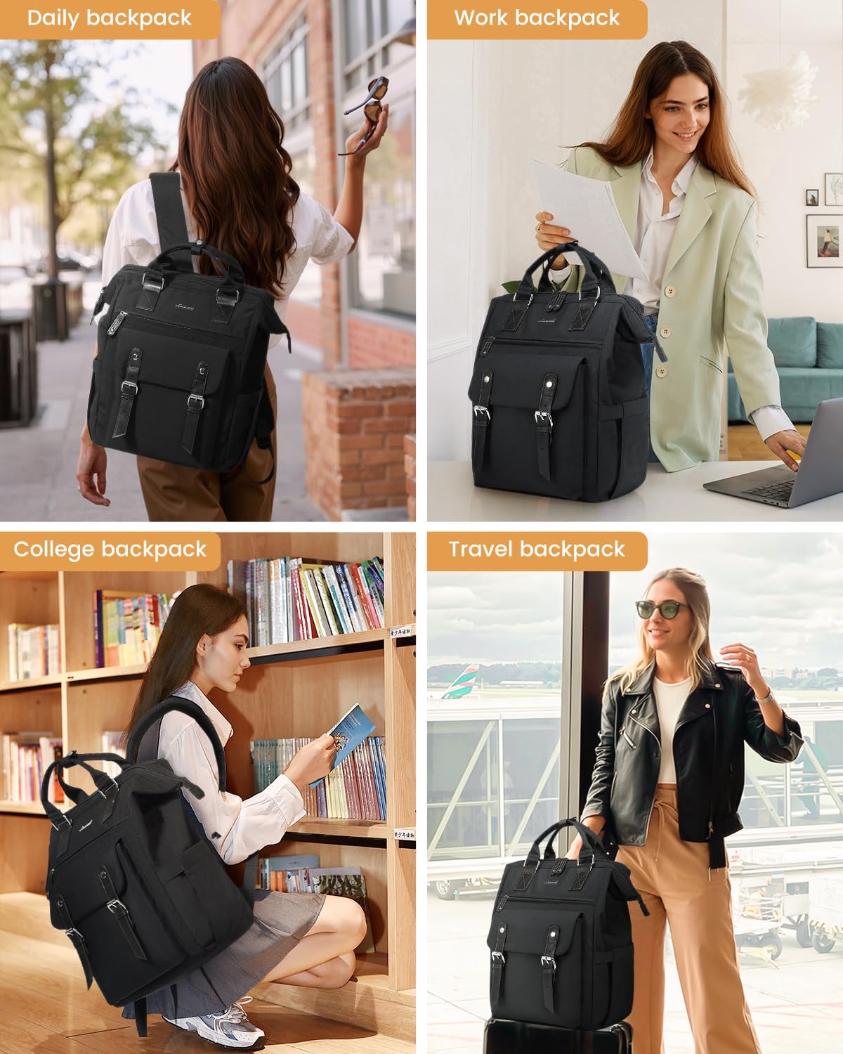 Thumbnail 1 de LOVEVOOK laptop backpack 15.6inch USB