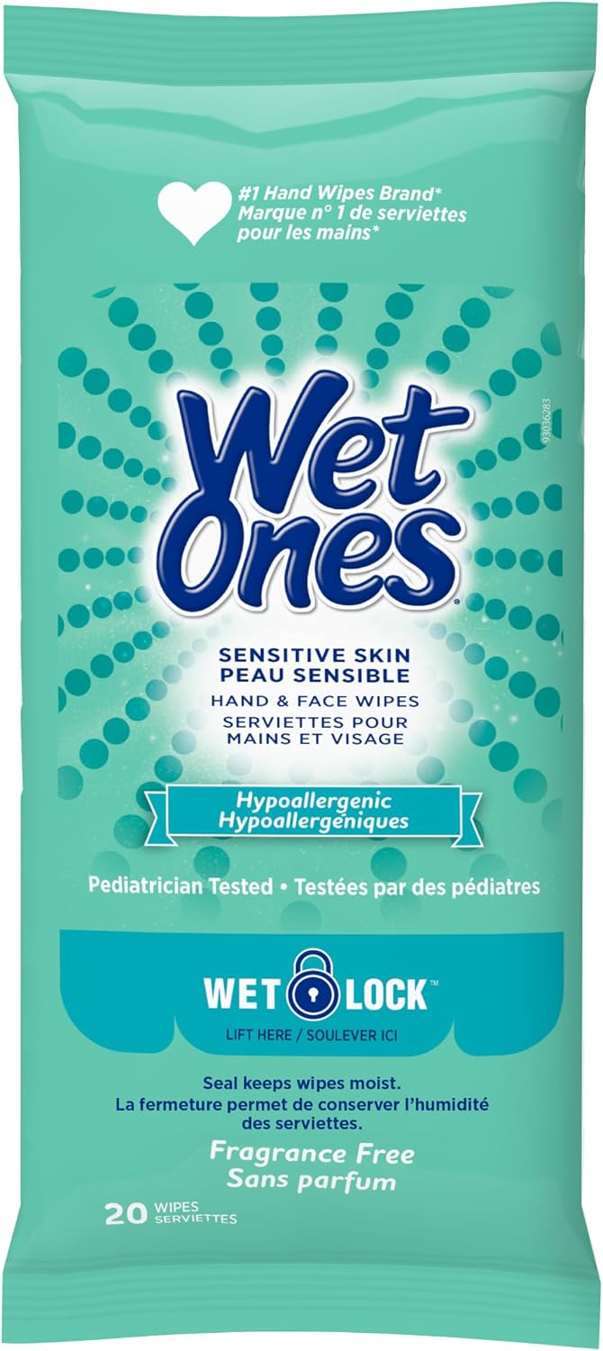 Detalle de Wet Ones Hand Wipes, 20 Count