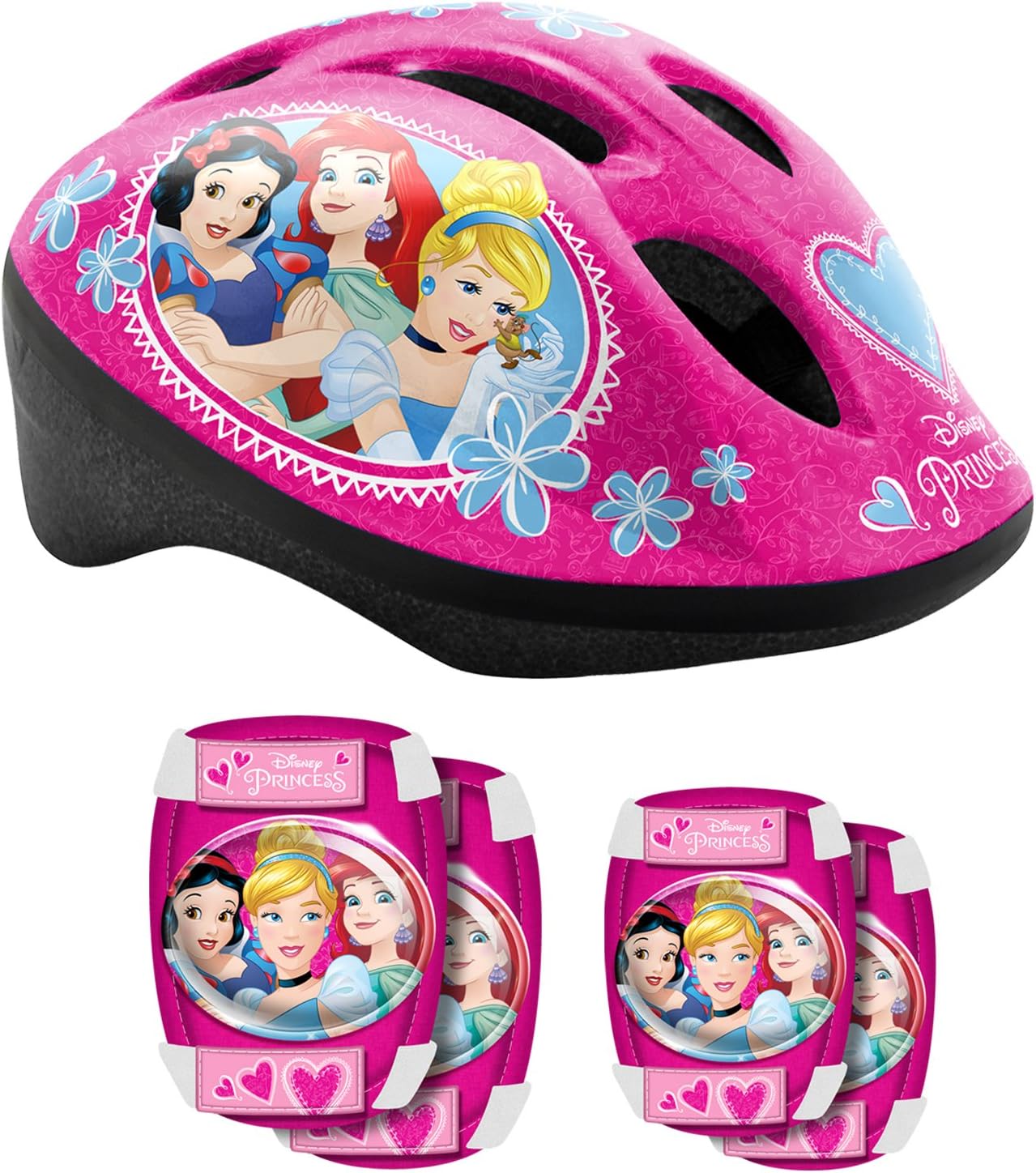 Stamp K887507 set di protezioni per bicicletta da ragazza rosa