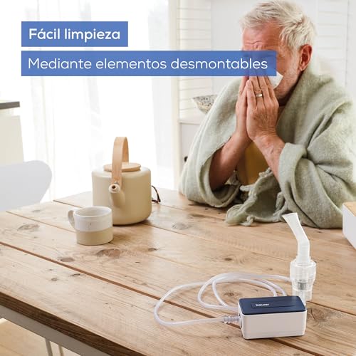 Detalle 2 de Beurer IH 15 Inhalador | nebulizador compacto para asma