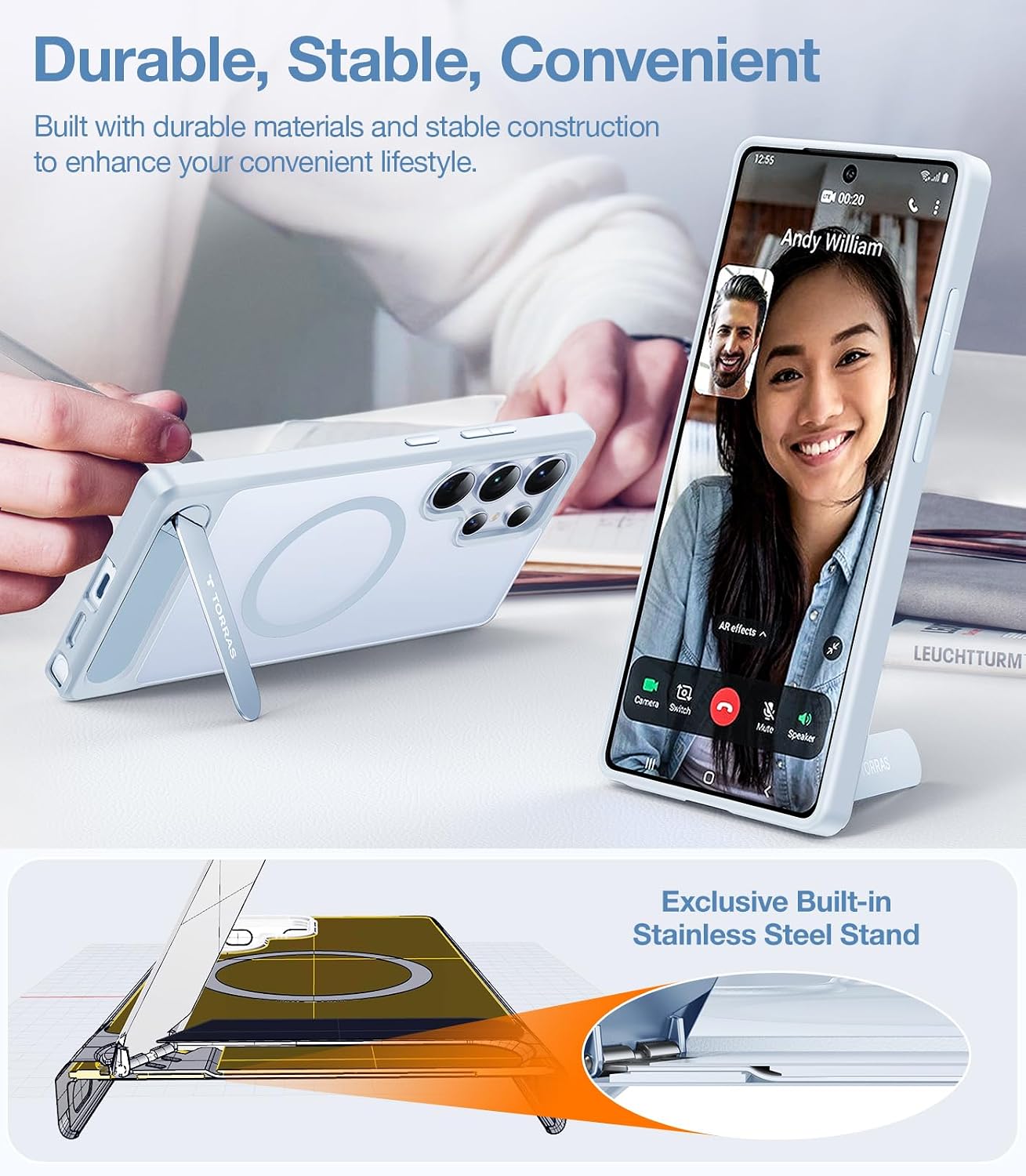 Detalle 2 de TORRAS Magnetic Case for Galaxy S25 Ultra