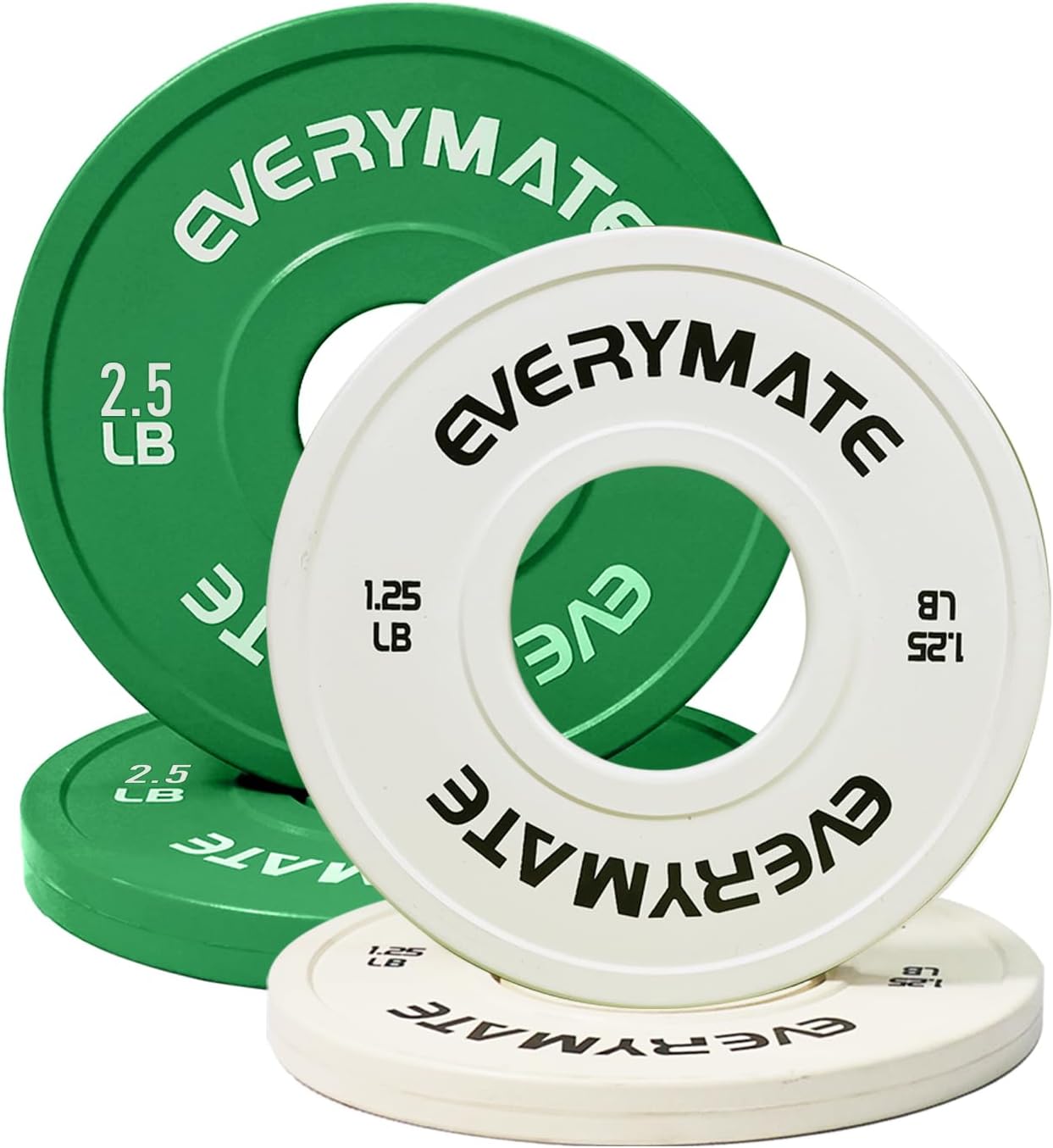 Thumbnail 6 de EVERYMATE Change Weight Plates 1.25LB / 2.5LB / 5LB Set — Fractional Olympic Bumper Plates