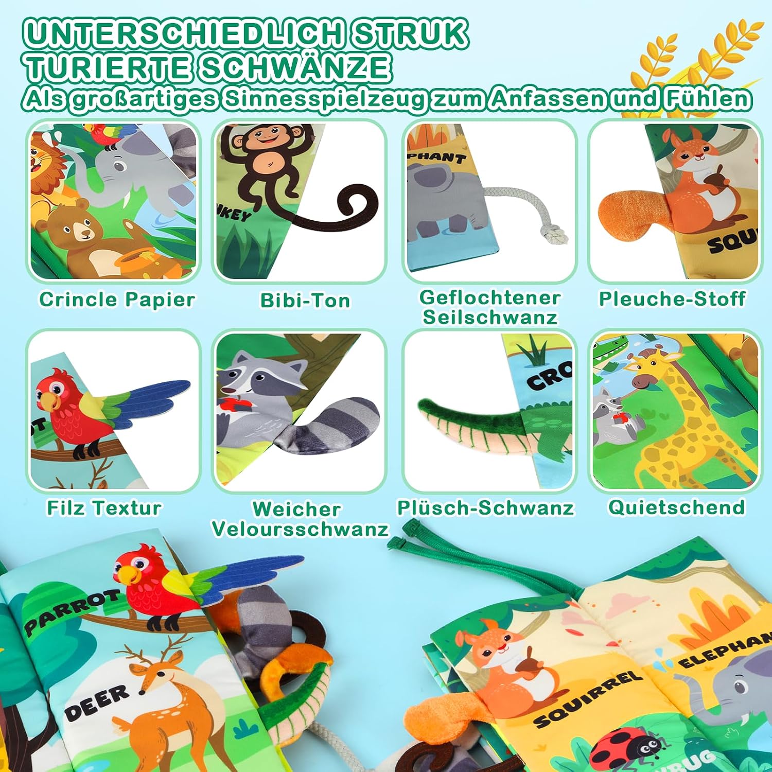 Thumbnail 2 de BBWOO Babyspielzeug 0–6 Monate sensorisch