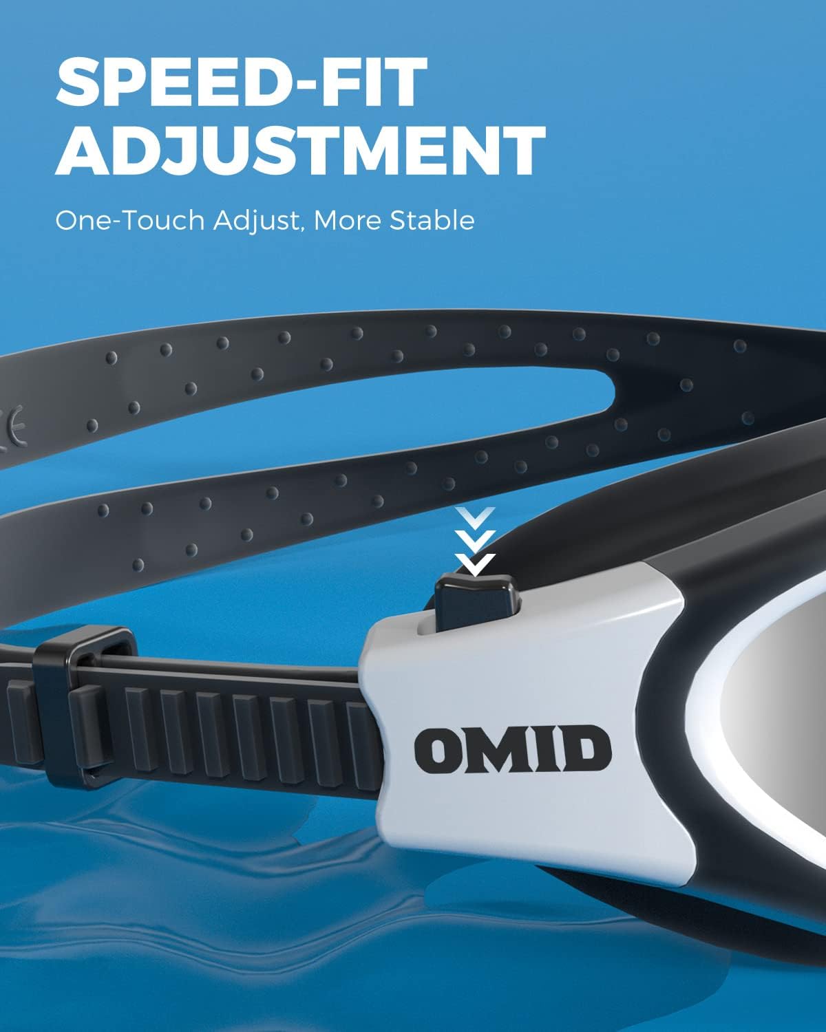 Thumbnail 6 de OMID Schwimmbrille mit polarisierter, beschlagfreier Sicht (UV-Schutz, auslaufsicher)
