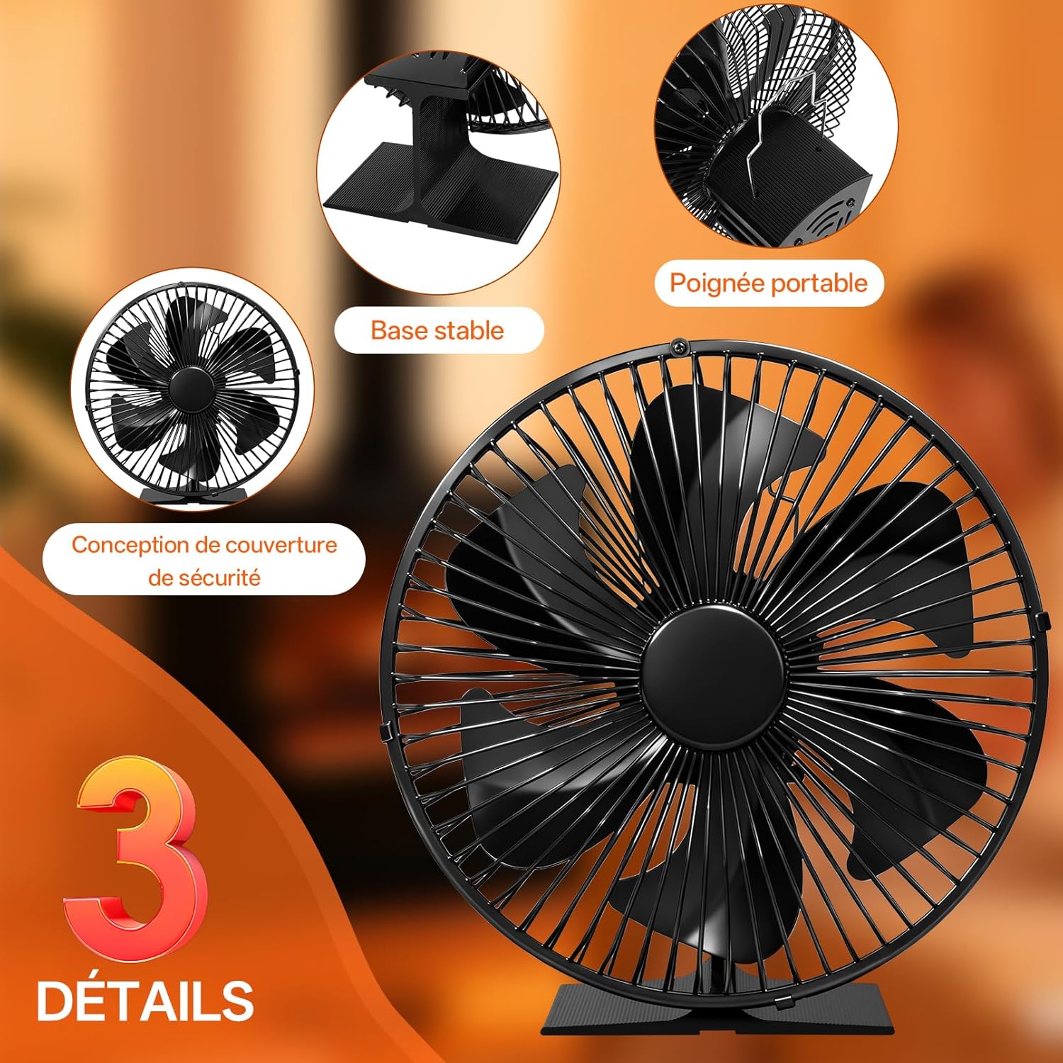 Thumbnail 6 de JossaColar Ventilateur de poêle