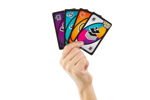 Detalle de UNO Flip - Juego de Cartas Familiar (112 cartas, doble cara) de Mattel Games