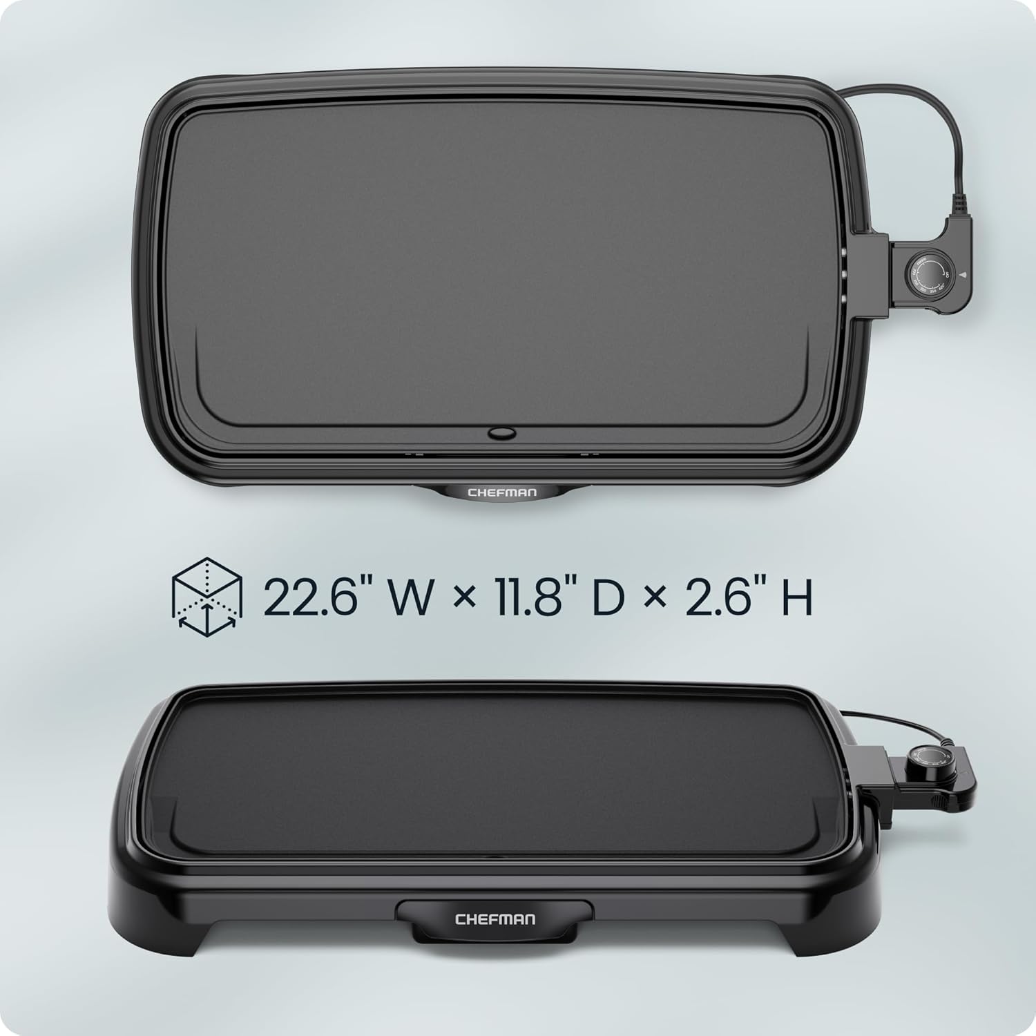Thumbnail 5 de Chefman XL Electric Griddle 10 x 20 Inch