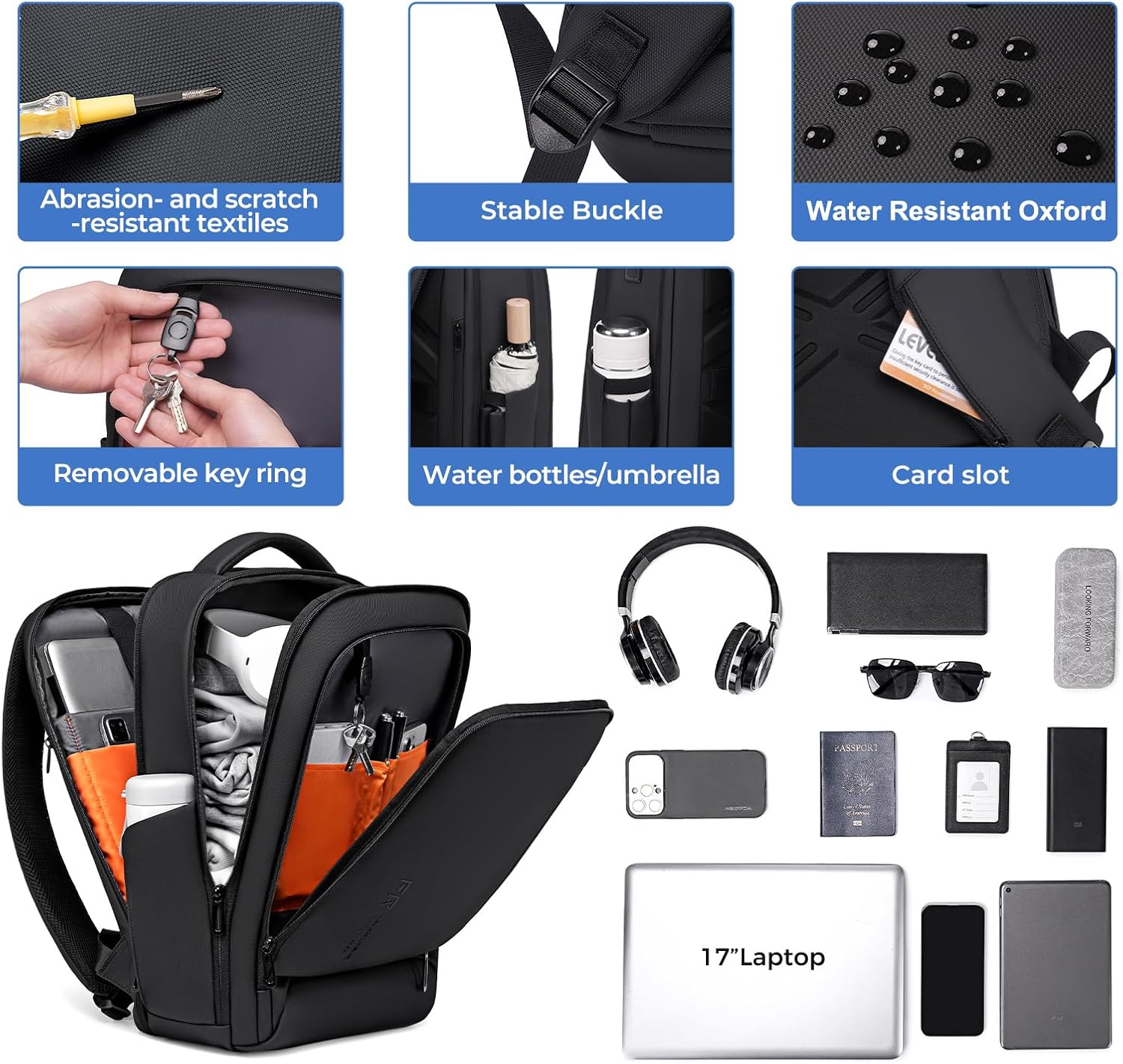 Thumbnail 4 de Fenree.geer Travel Backpack — 17-inch Laptop Backpack for Work and Travel