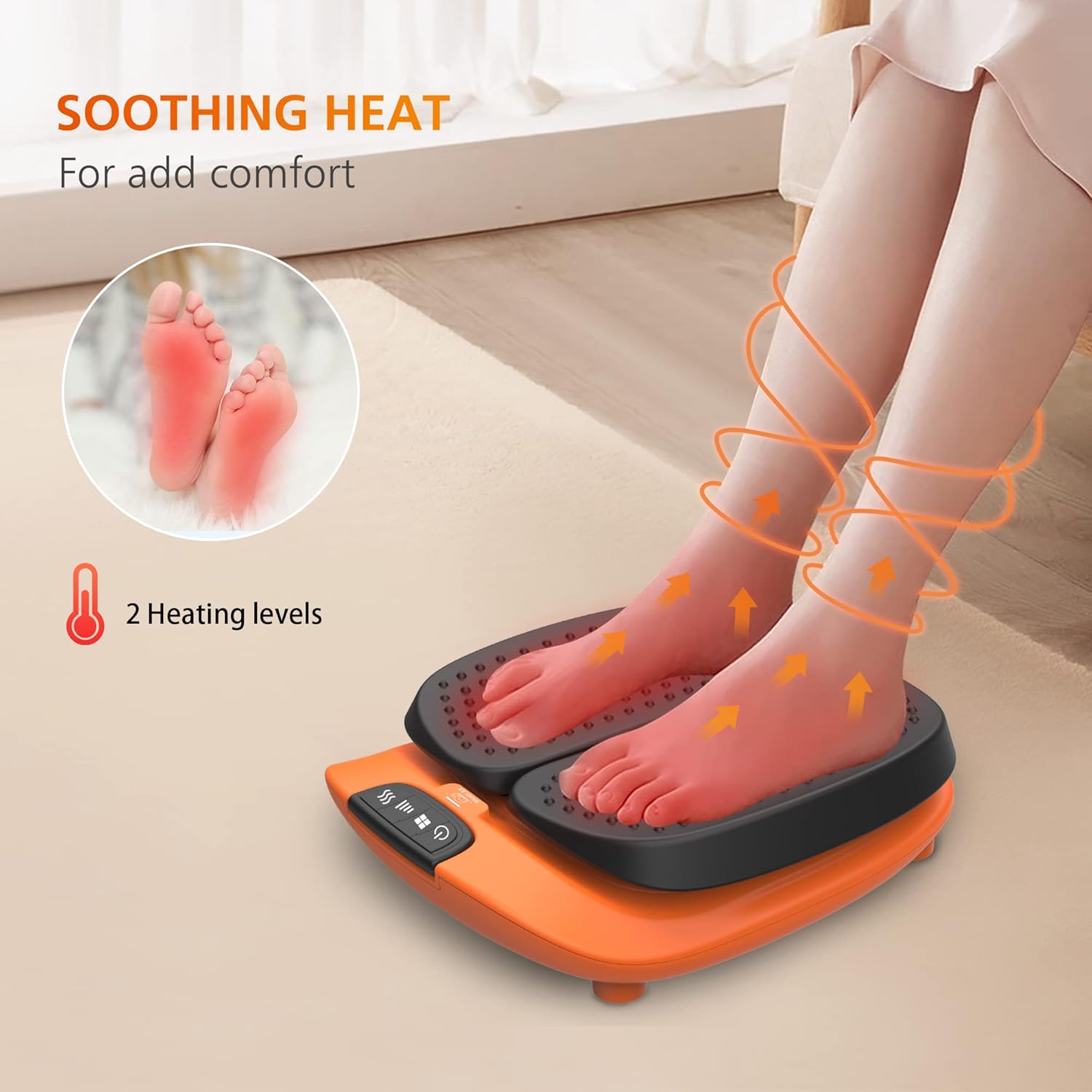 Thumbnail 2 de Snailax Massage Pieds à vibration réglable avec chaleur et télécommande