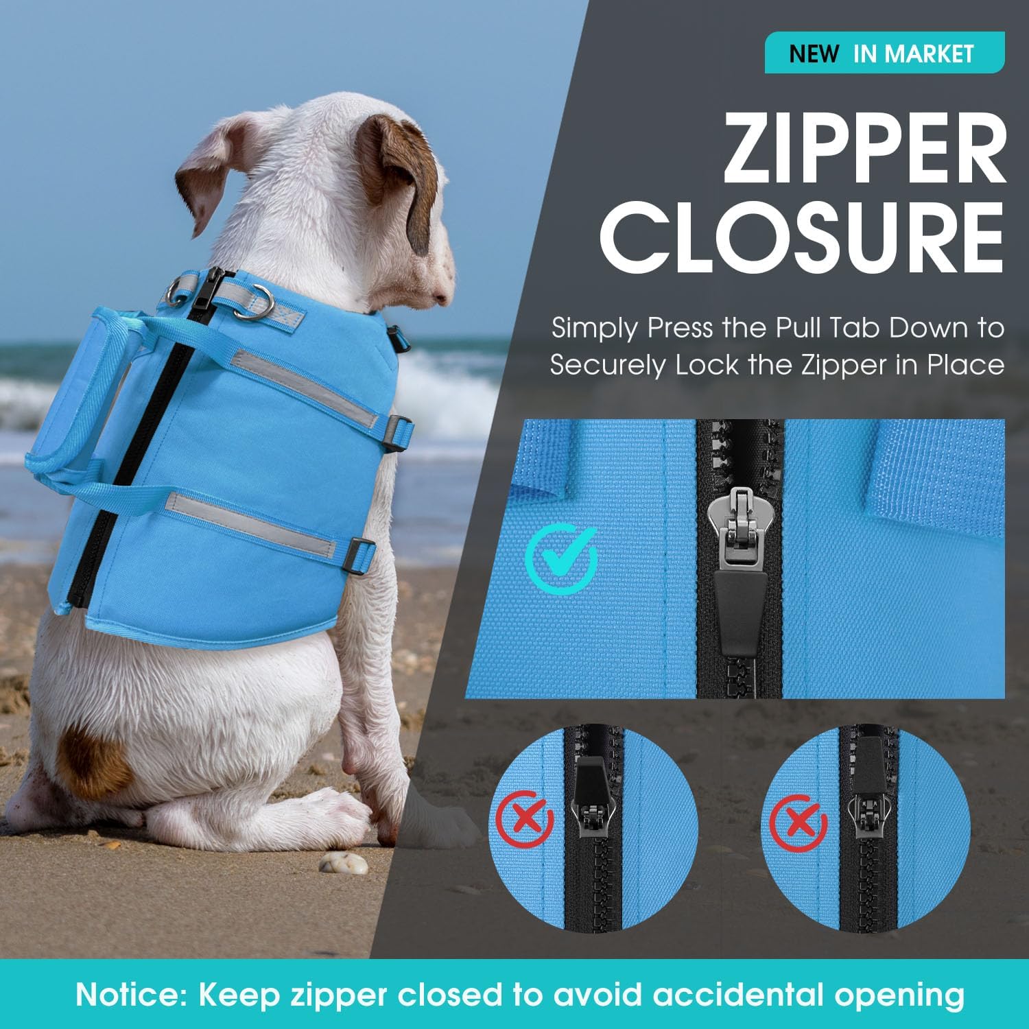 Detalle 2 de Queenmore Dog Life Jacket, Size S