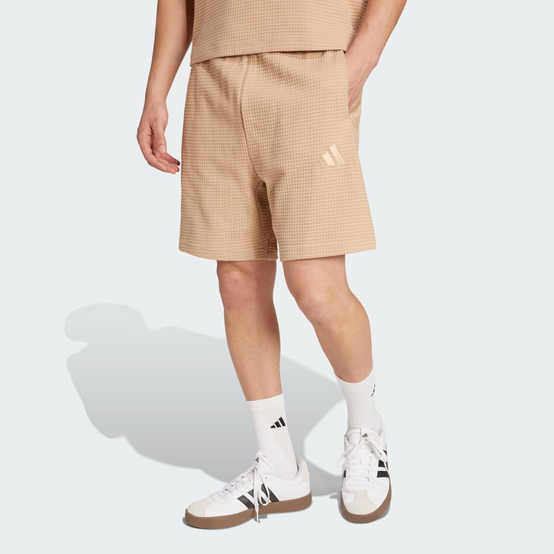 Detalle de Pantalón corto ALL SZN de punto waffle de 18 cm — Adidas