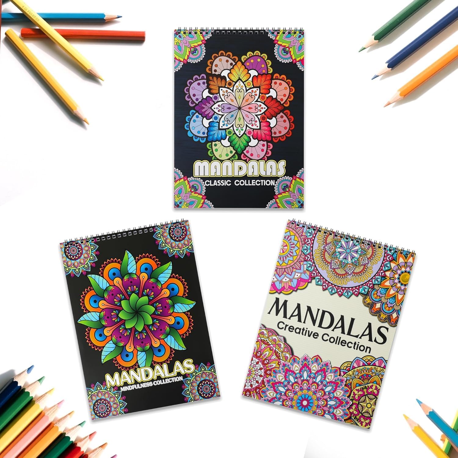 Thumbnail 3 de Atoke Mandala Malbuch 3er Set