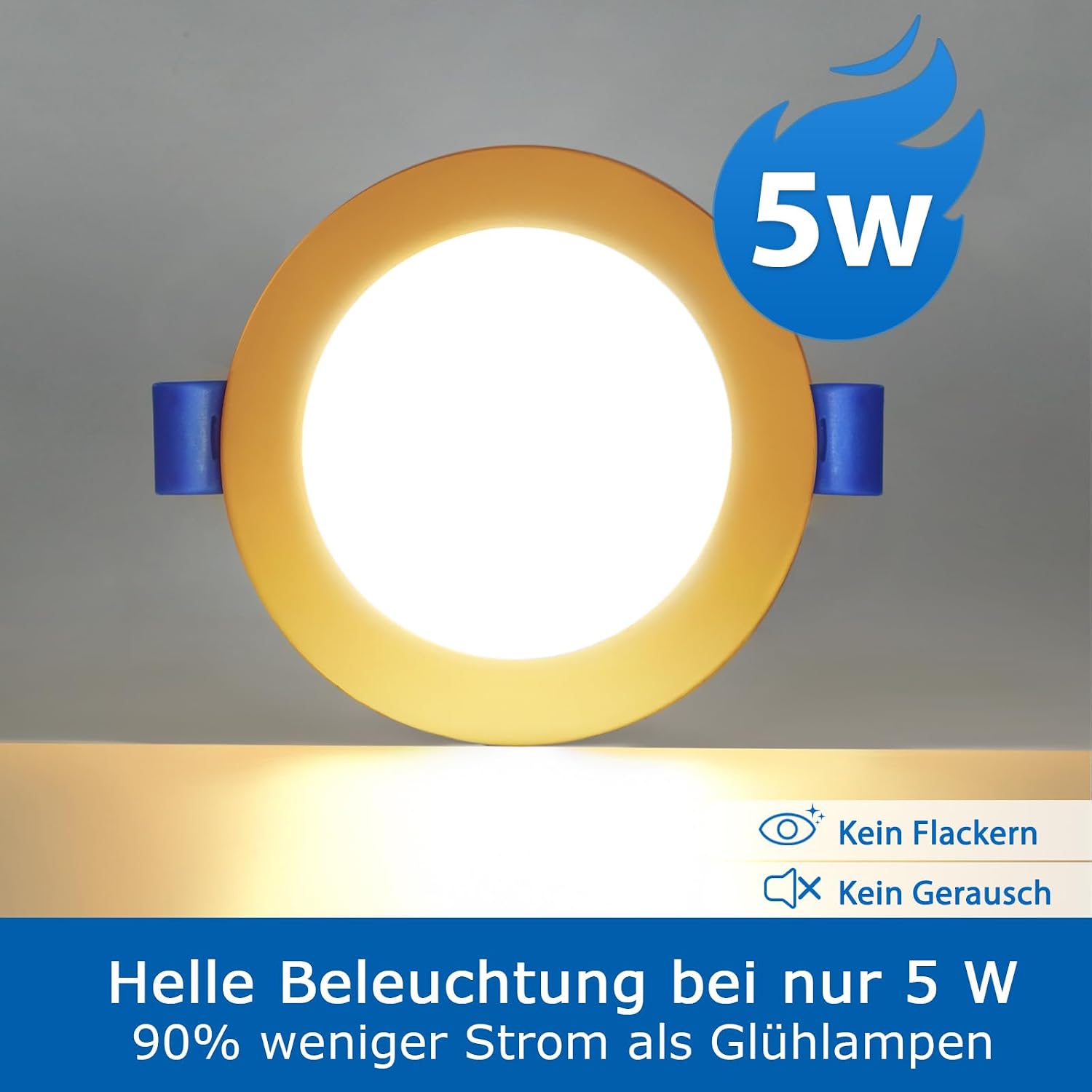Detalle 1 de LED Einbaustrahler-Set 20er mit 68-80 mm