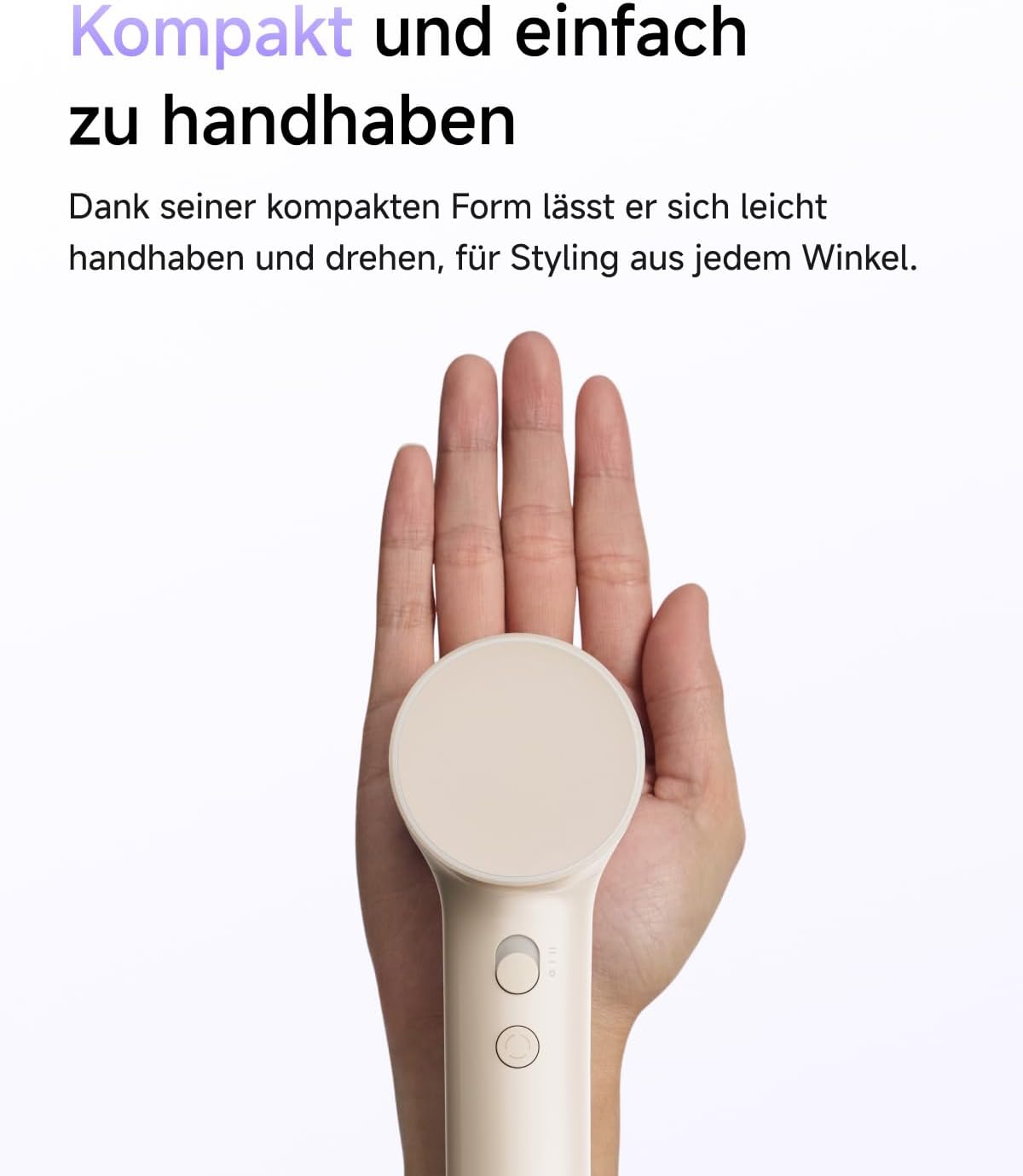 Detalle 2 de Laifen Air Haartrockner – ultras leicht, 280 g, 200 Mio. Negative-Ionen, 3 Min. Trocknen, flüsterleise 60 dB, Kindermodus & Glättungsdüse