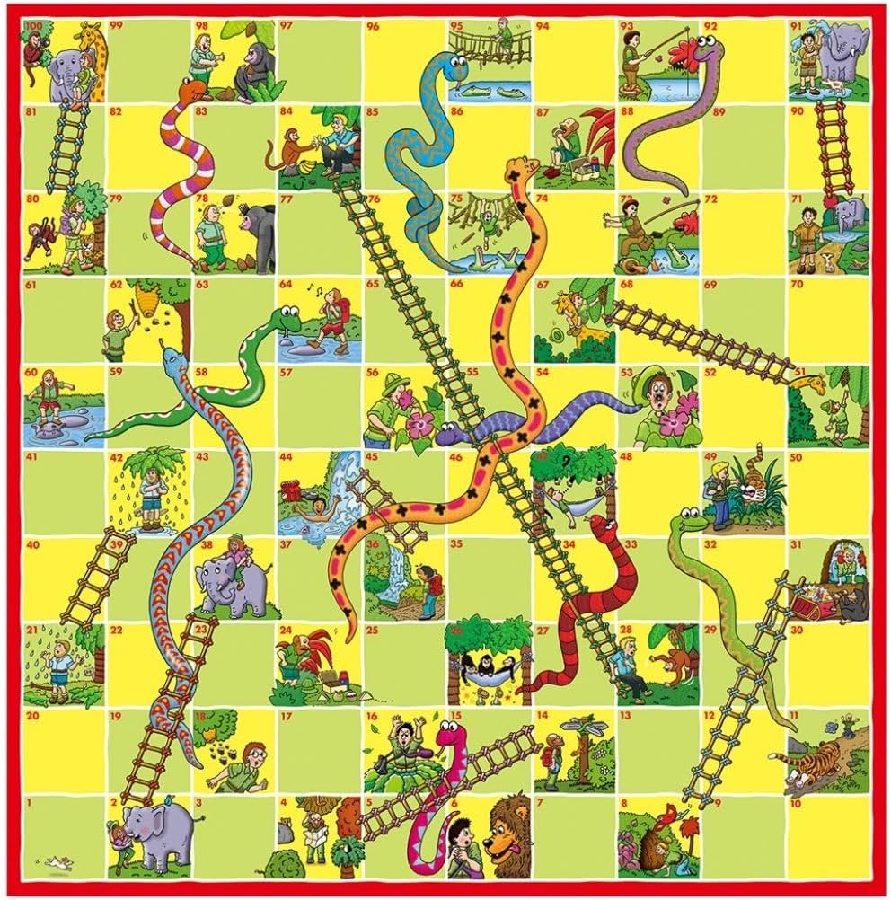 Thumbnail 2 de Galt Snakes and Ladders Ludo game set 2 in 1