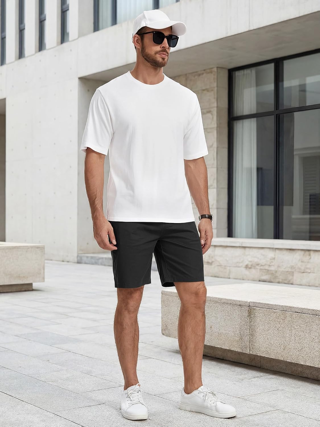 Thumbnail 3 de StylSense Kurze Hosen Herren Sommer – Leichte Baumwolle Bermuda Cargo Shorts mit Taschen